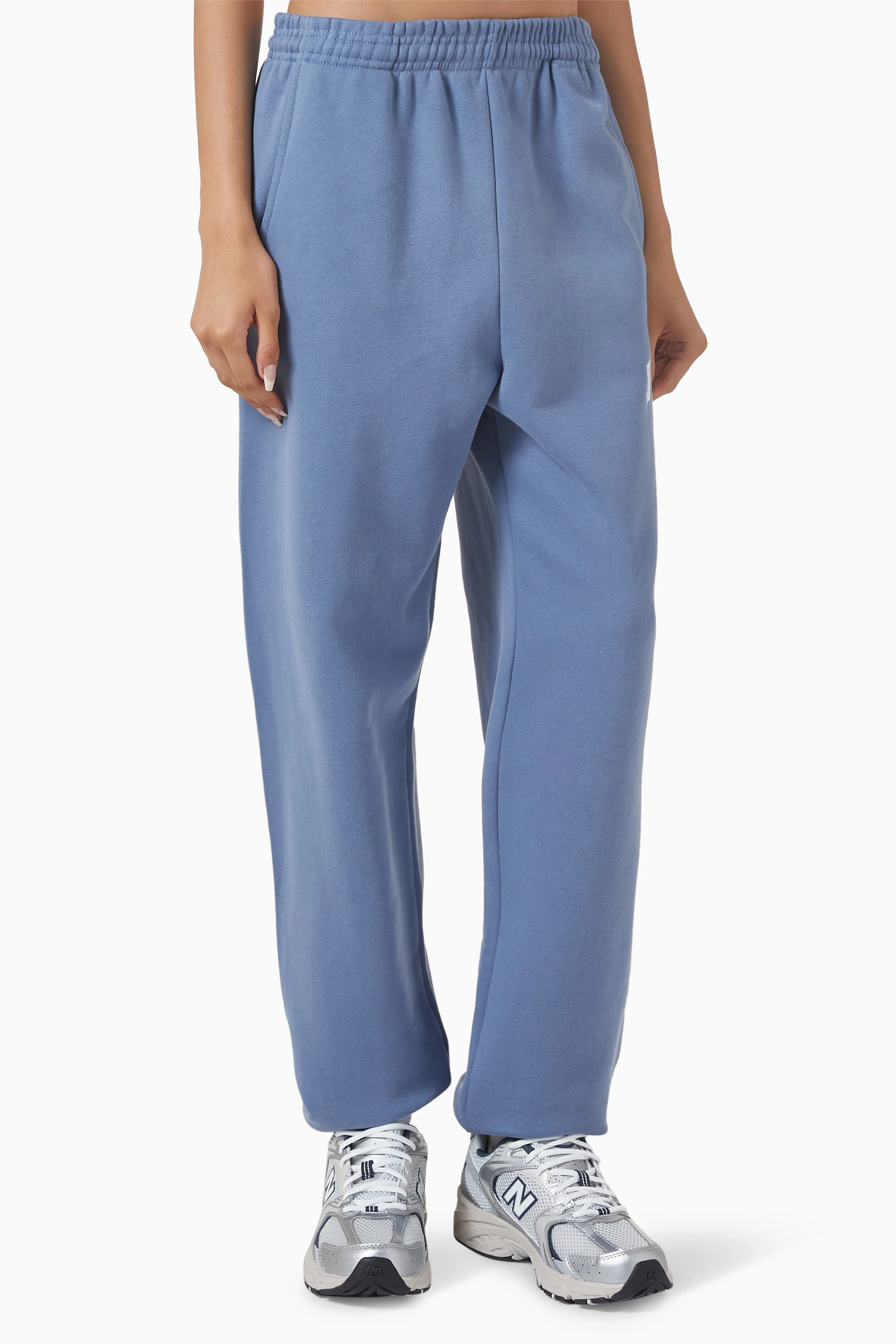 Buy Adanola Blue Ada Relaxed fit Sweatpants in Organic cotton For Women Online Ounass Saudi