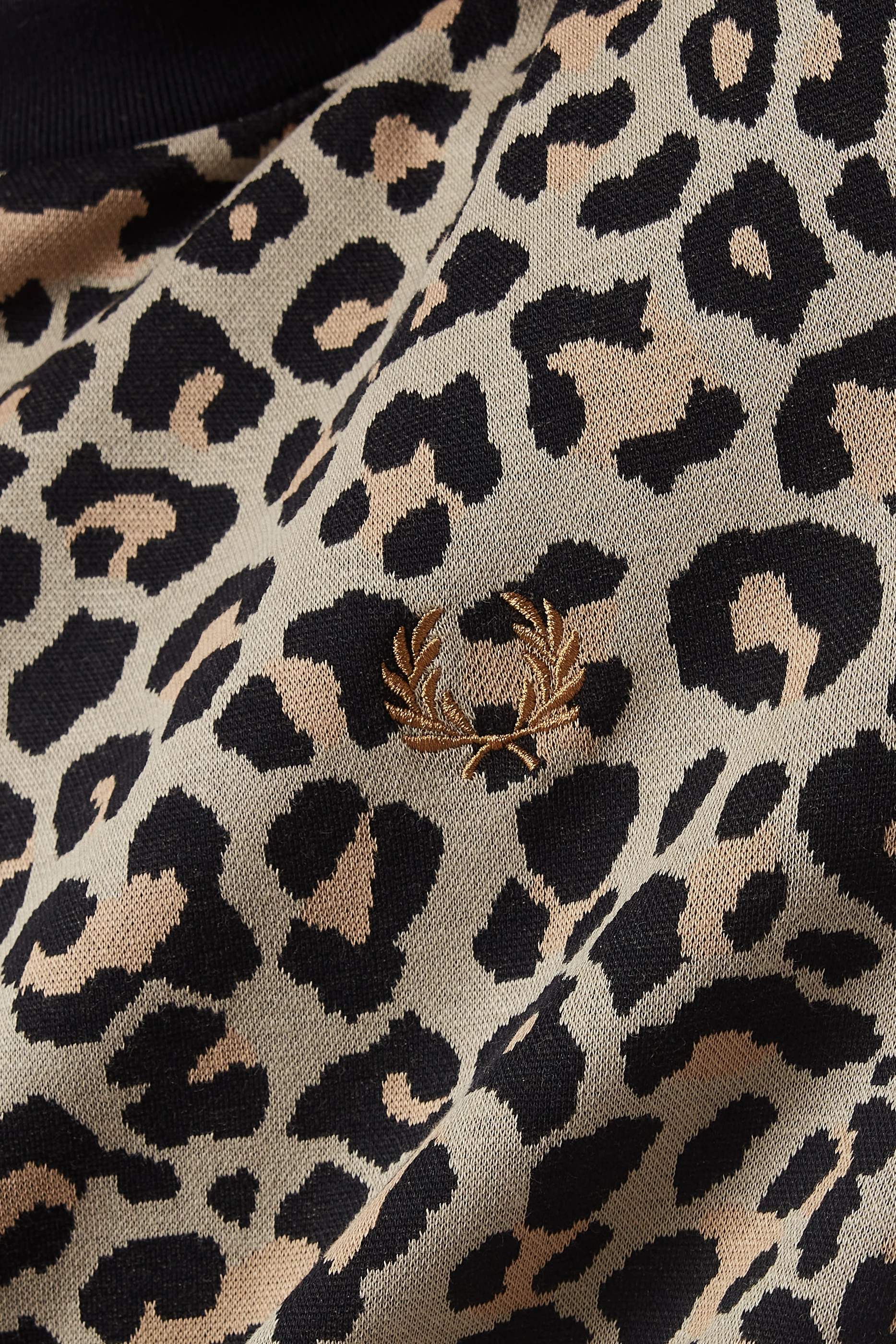 Fred perry leopard track jacket hot sale
