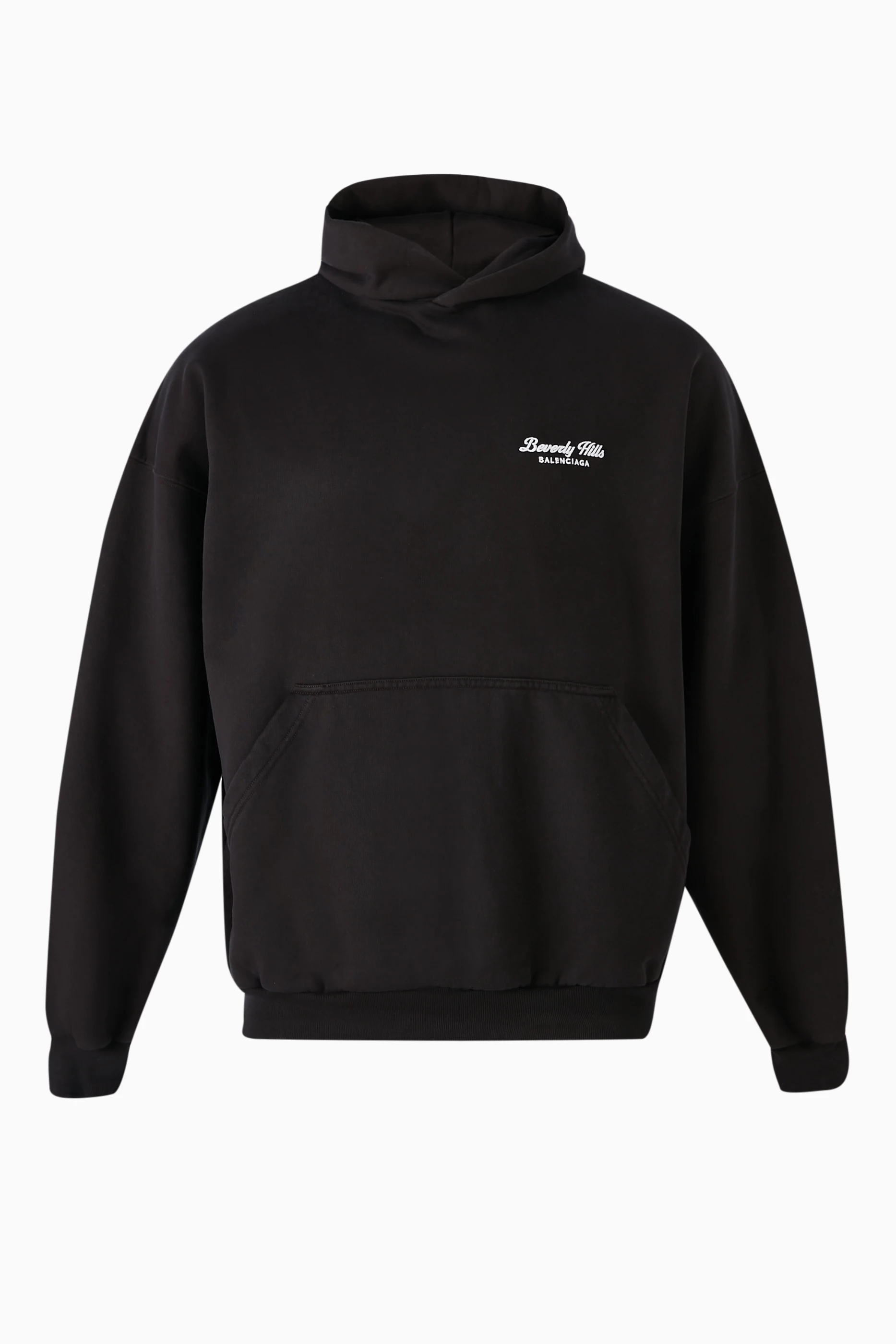 Buy Balenciaga Black Unisex Beverly Hills Oversized Hoodie in Archetype Fleece For UNISEX Online Ounass Saudi