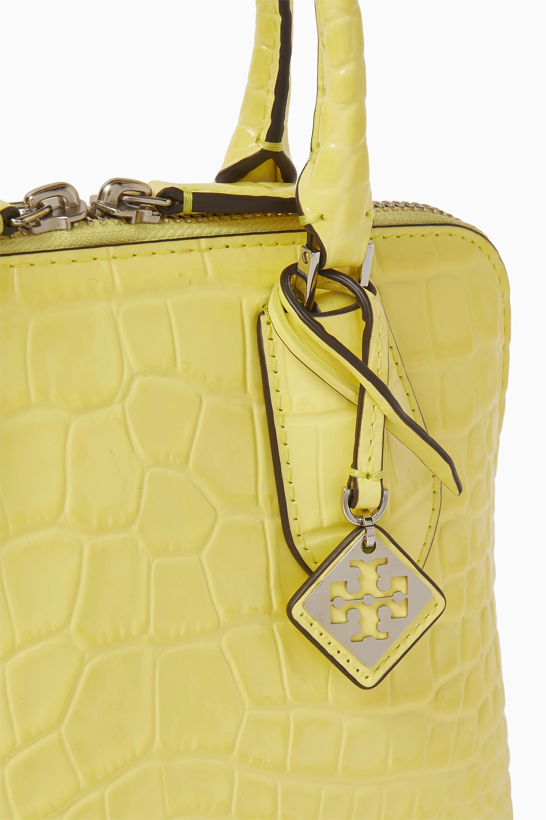 Yellow tory burch purse sales