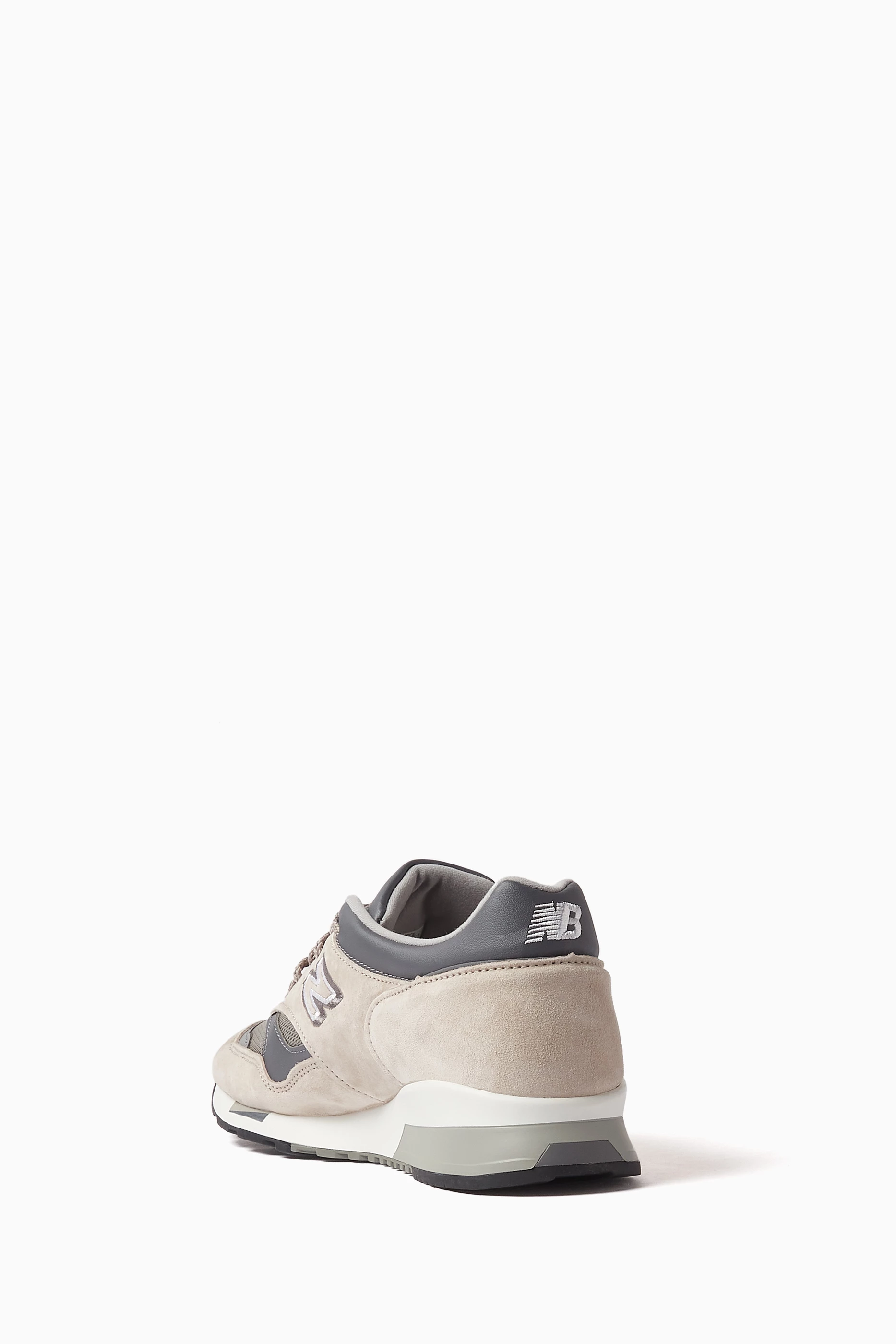 Buy New Balance Grey Made in UK 1500 Sneakers in Mesh Suede For