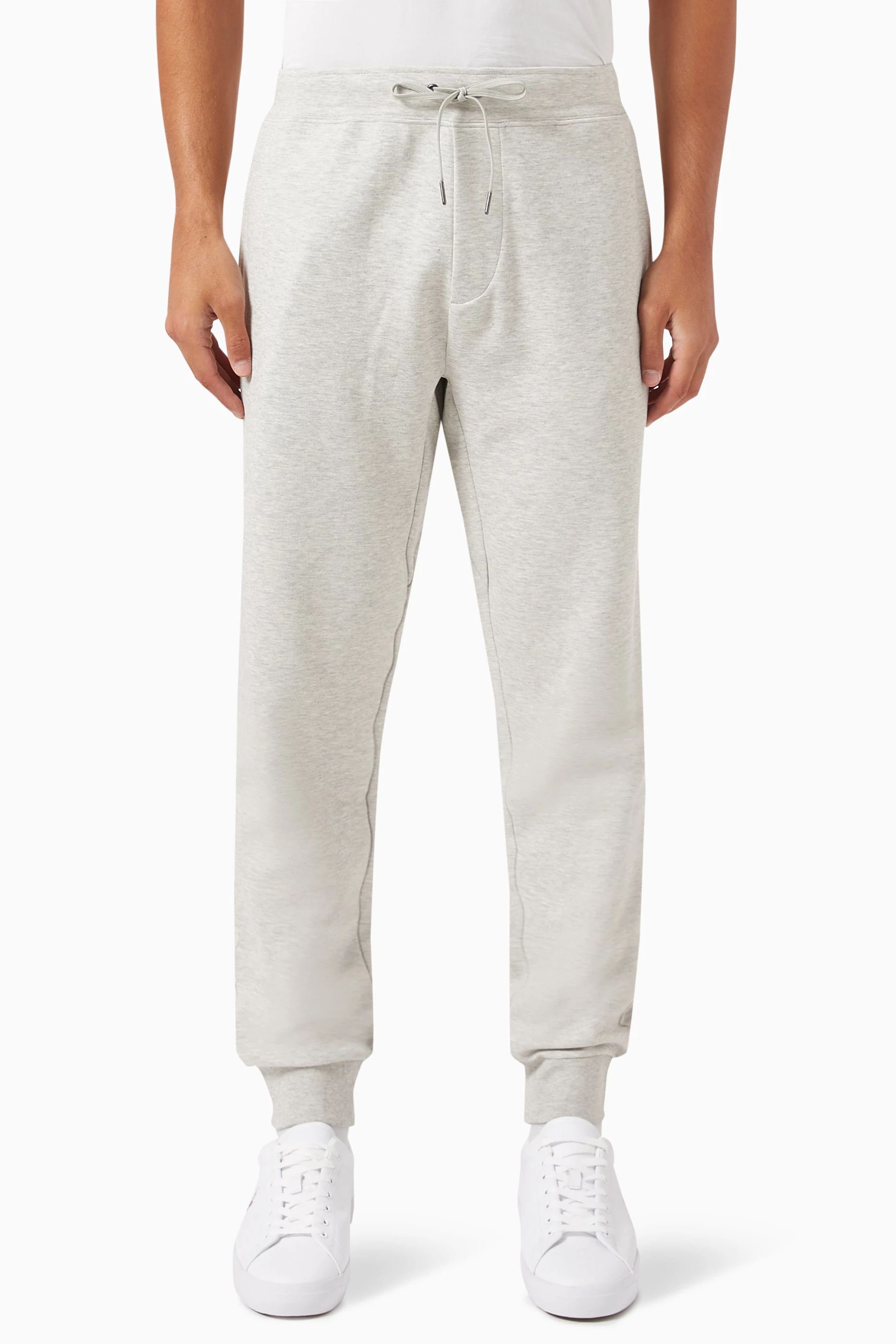Buy Polo Ralph Lauren Grey Logo Sweatpants in Cotton blend For Men Online Ounass Saudi