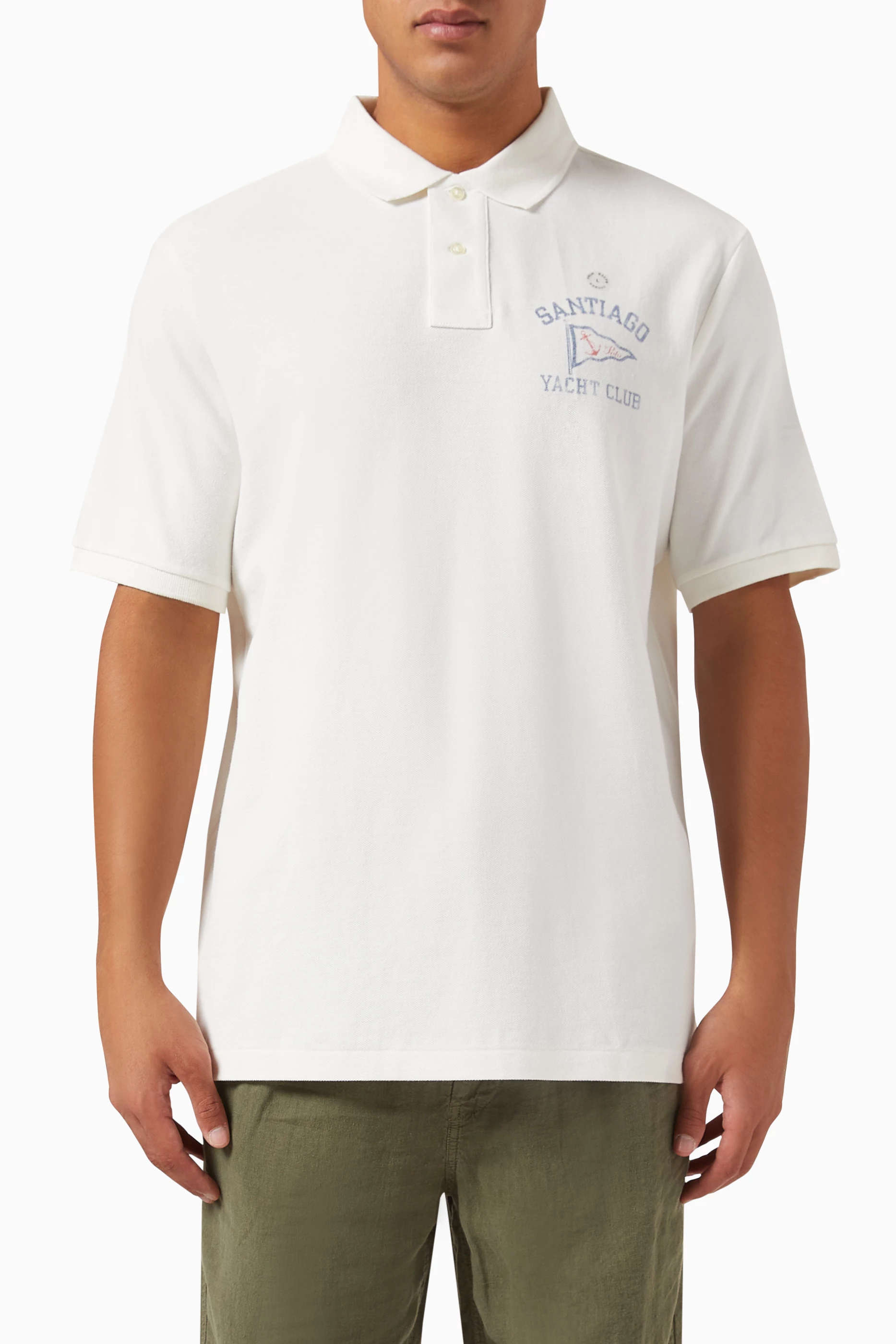 Buy Polo Ralph Lauren White Yacht Club Polo Shirt in Cotton For 