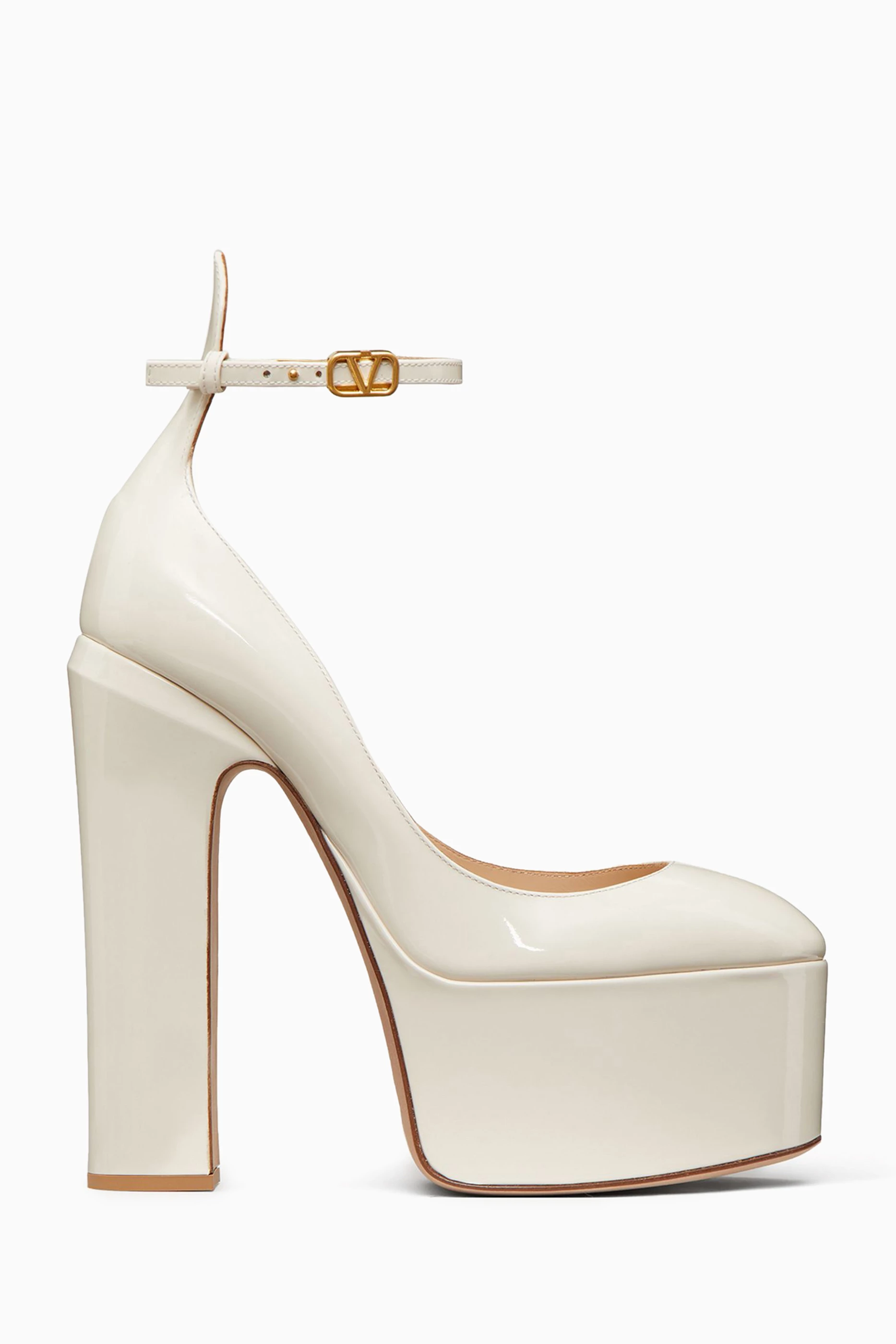 Valentino white heels top