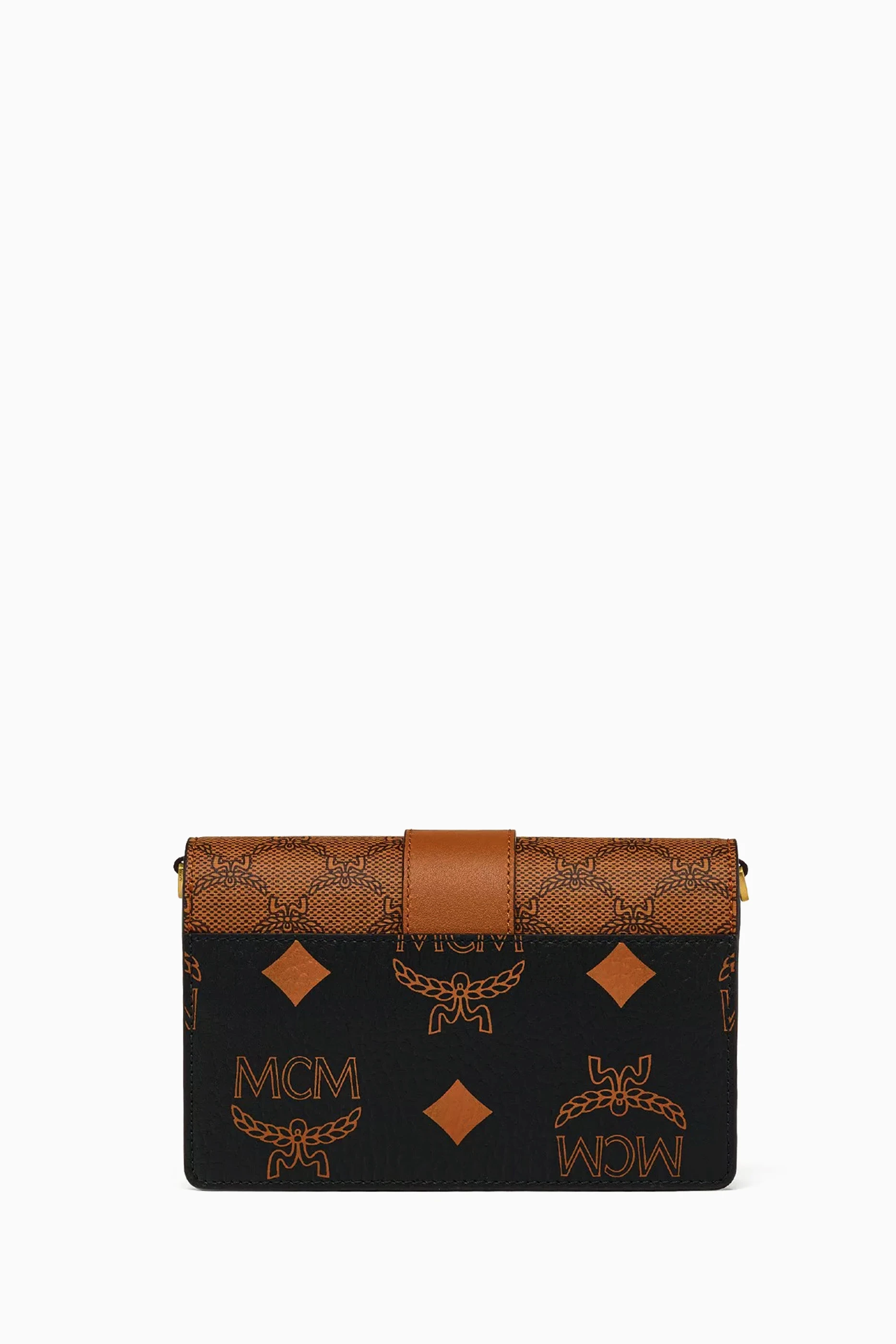 Buy MCM Black Small Tracy Wallet on Chain in Visetos For Women Online Ounass Saudi