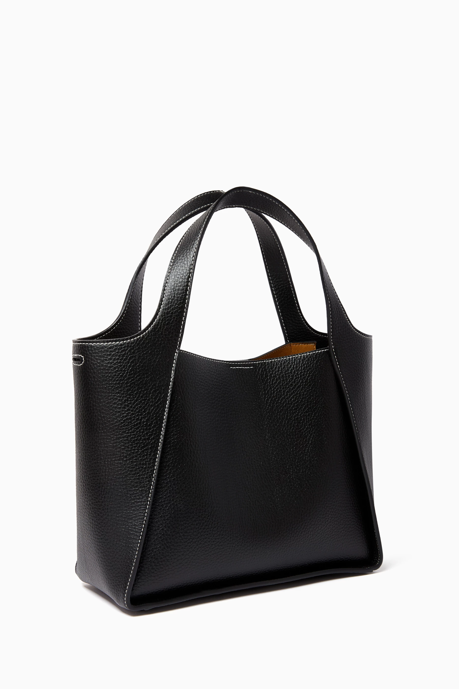 Buy Stella McCartney Black Stella Logo Crossbody Bag in Eco