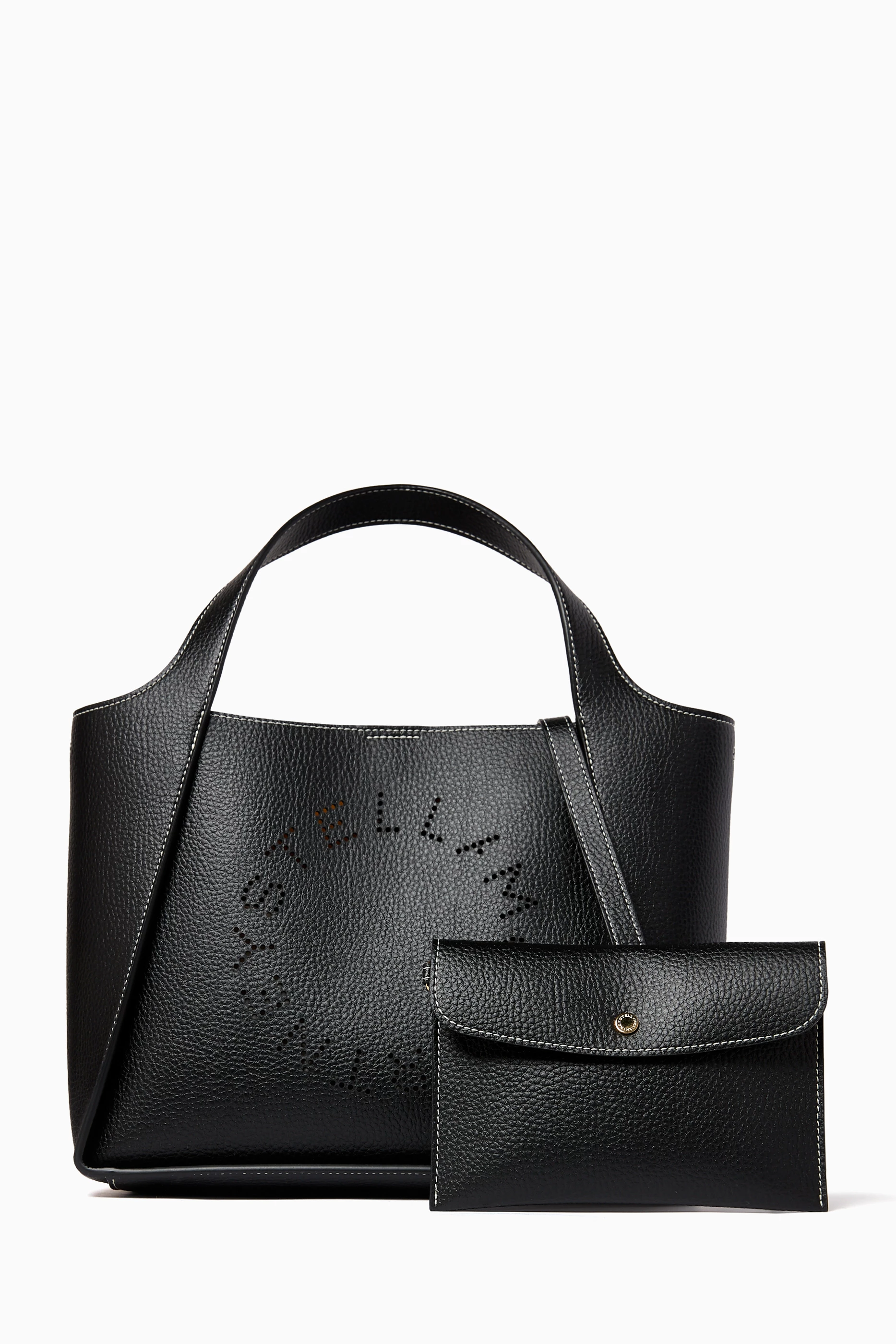 【関税&送料込】Stella Mccartney Black Alter Mat Trace Ankle Stella McCartney Trace Alter Buckle Moto Booties | Neiman Marcus