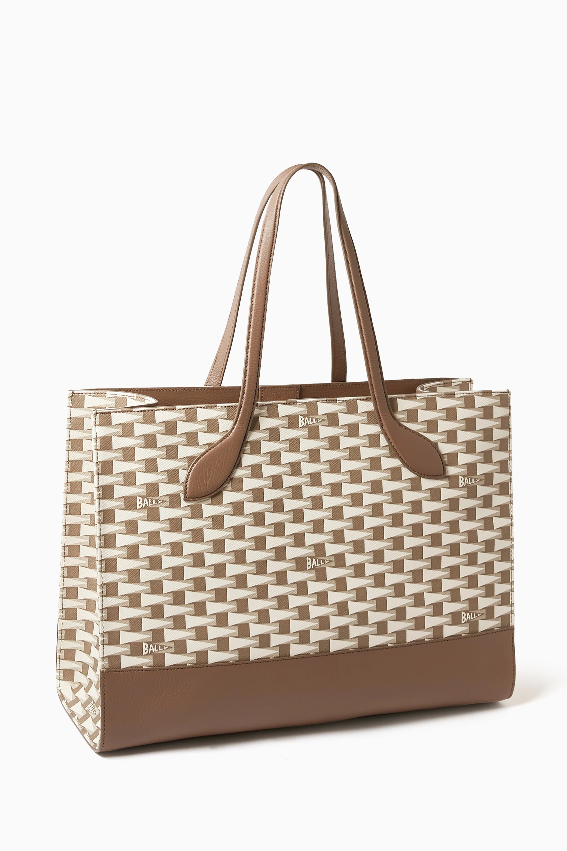 Buy Bally Brown EW Keep On Tote Bag For Women Online Ounass Saudi