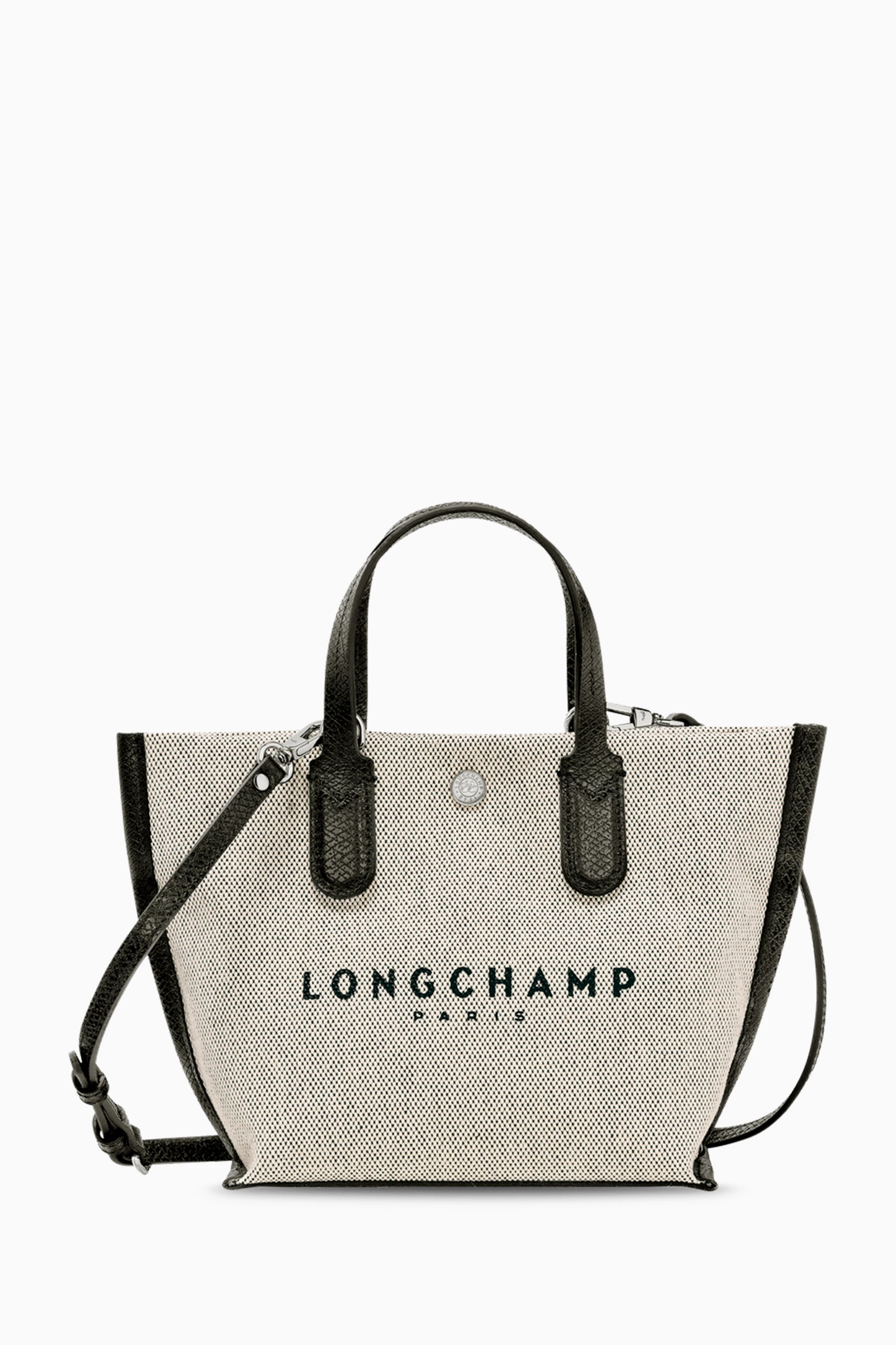 【関税&送料込】Longchamp Paris Xs Essential Essential XS Handbag Ecru - Canvas | Longchamp EN