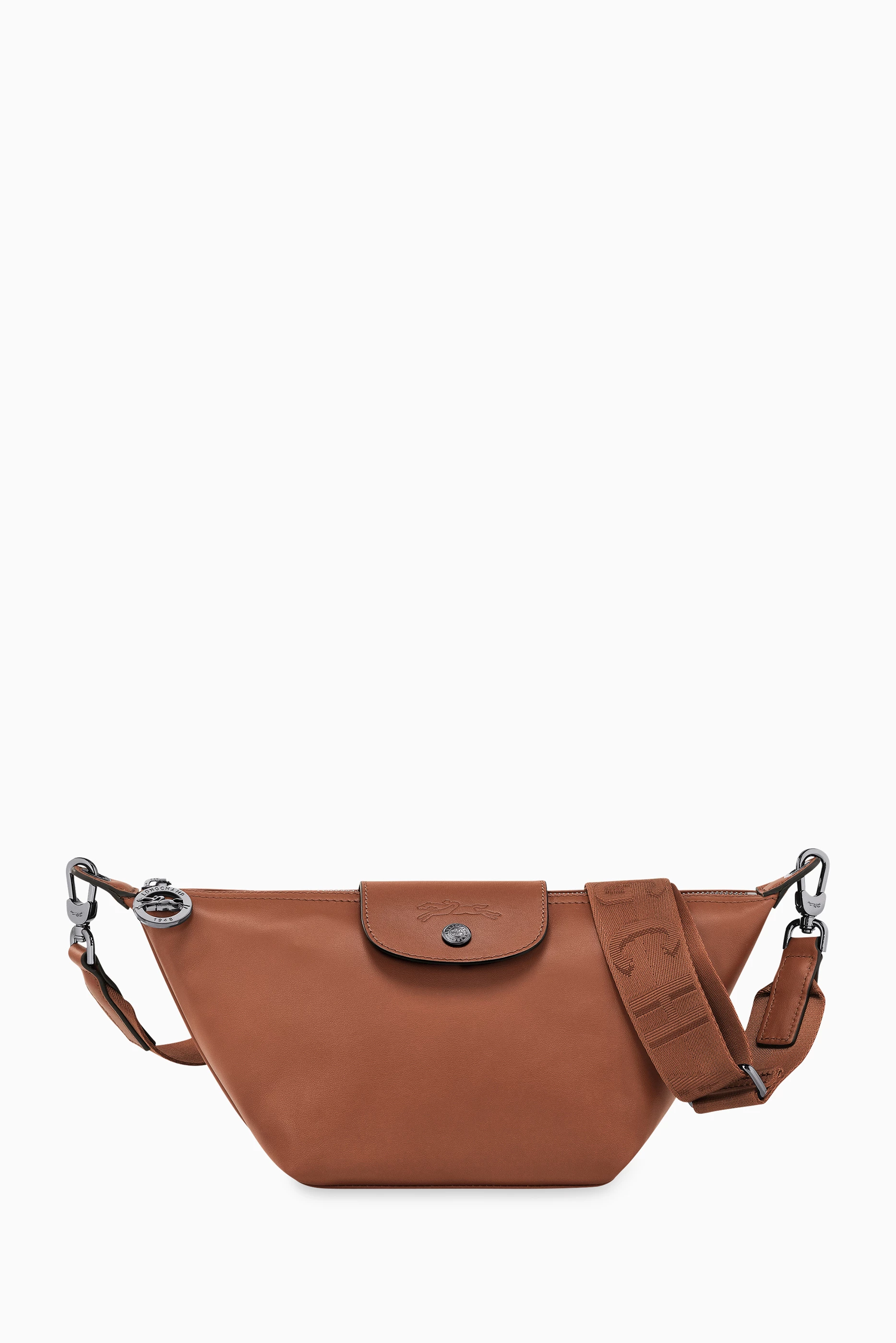 Buy Longchamp Brown Mini Le Pliage Xtra Crossbody Bag in Leather For Women Online Ounass Saudi