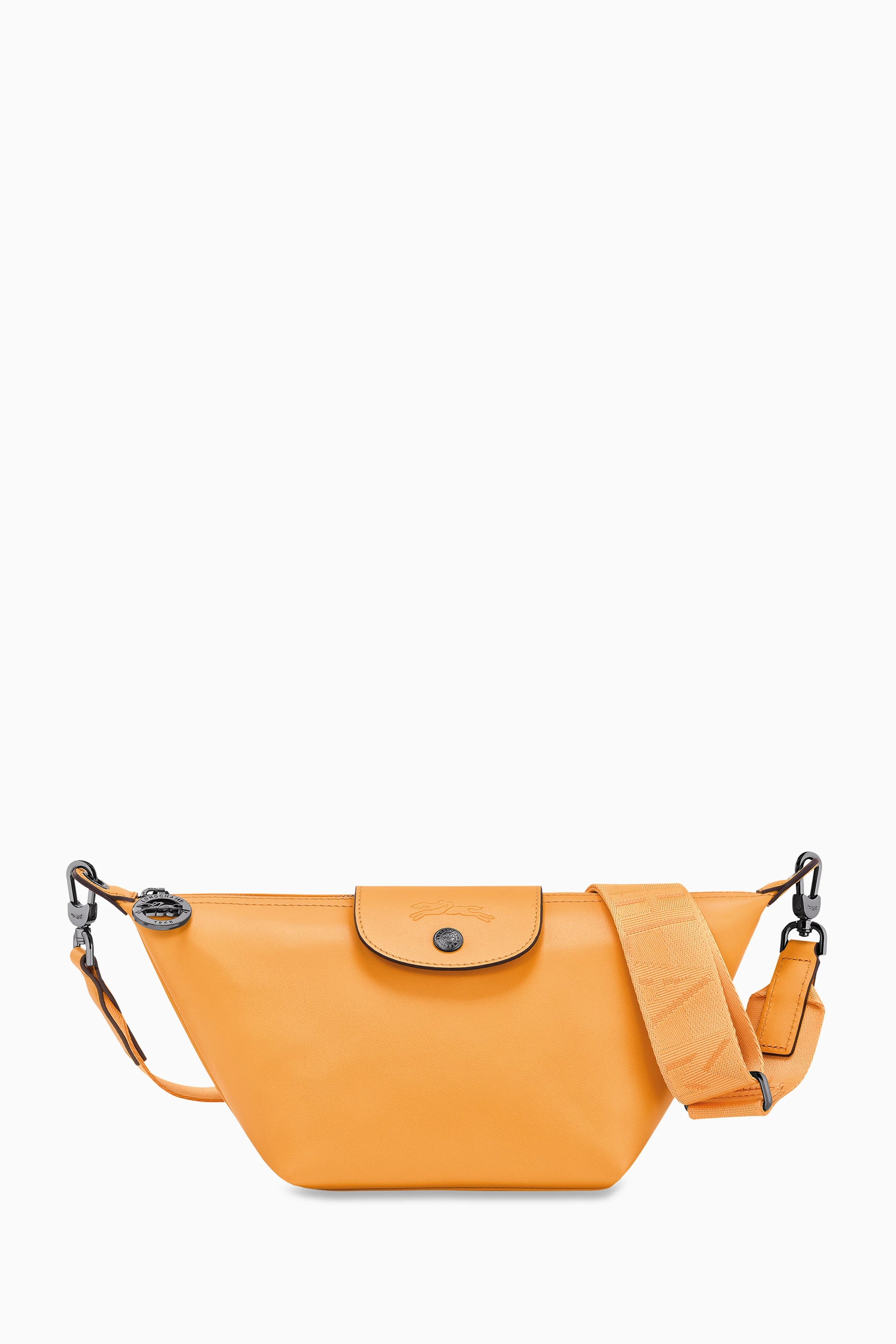 Buy Longchamp Yellow Mini Le Pliage Xtra Crossbody Bag in Leather