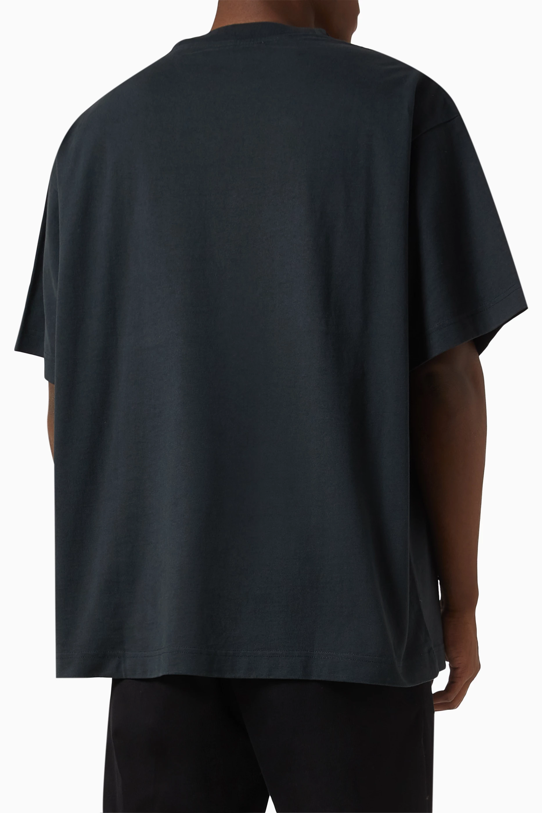 Tシャツ・カットソー Acne Studios / Edden Logo Wings Long Sleeve T-Shirt Acne Studios Edden Logo Wings Long Sleeve T-Shirt in Natural