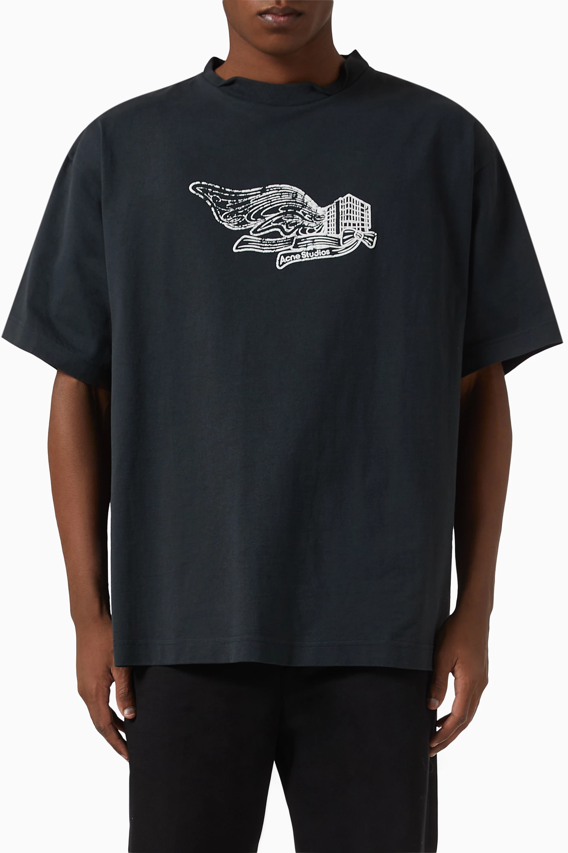アクネ ストゥディオズ Edden Logo Wings ロング Tシャツ 長袖 Acne Studios(アクネストゥディオス) Tシャツ・カットソー