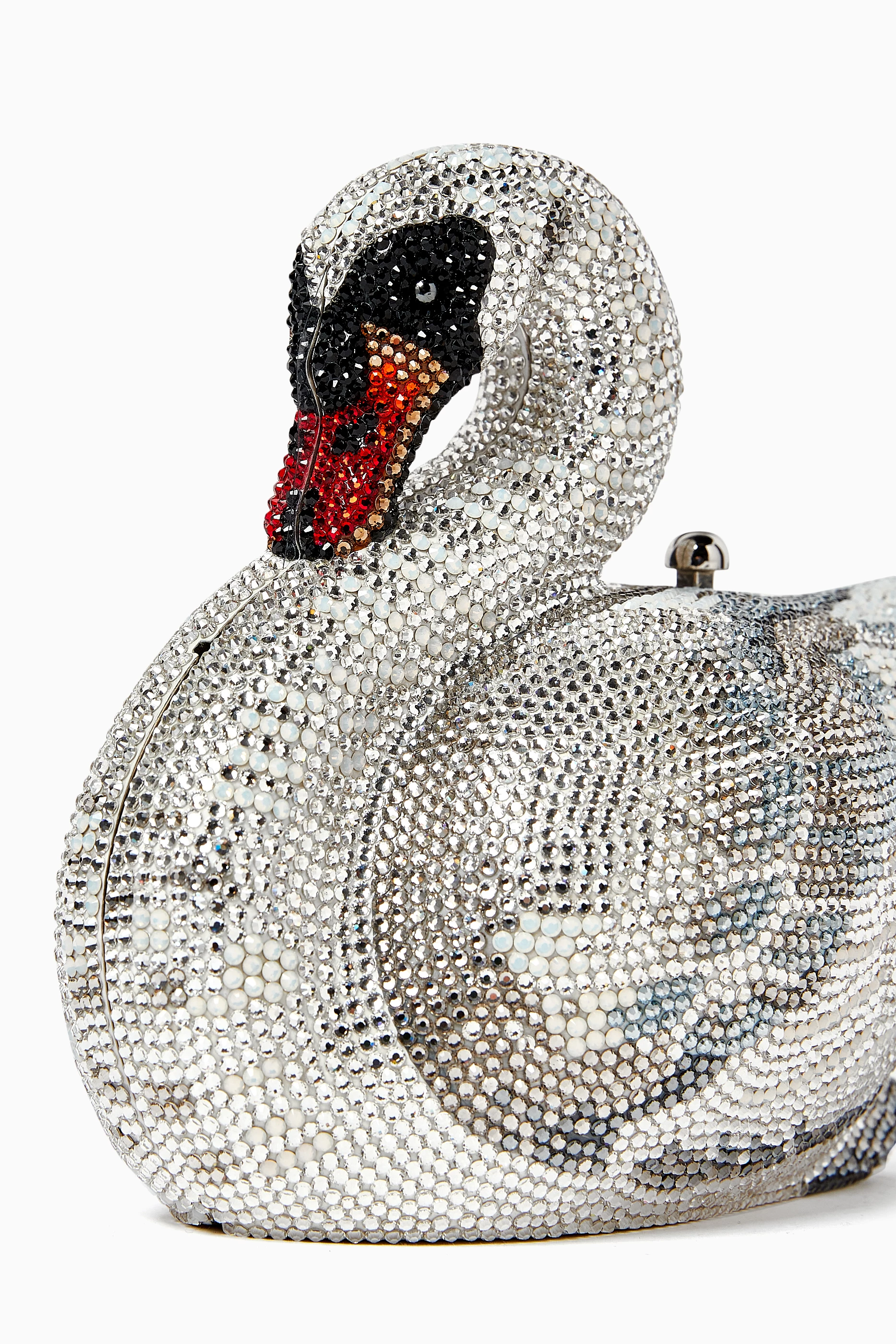 Buy Judith Leiber Silver Swan Odette Novelty Clutch For Women Online Ounass Saudi
