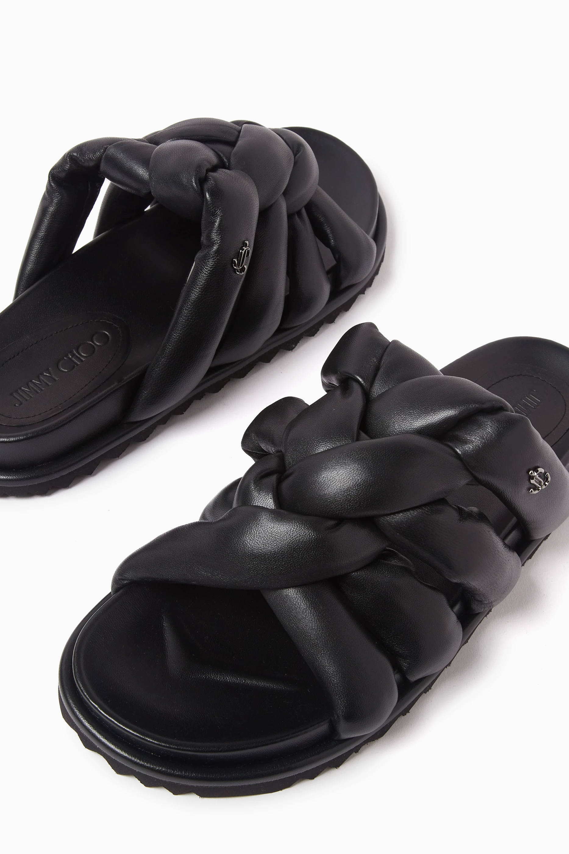 セール★Jimmy Choo★KES FLAT KES FLAT | Fuchsia Moire Fabric Flat Sandals | Summer
