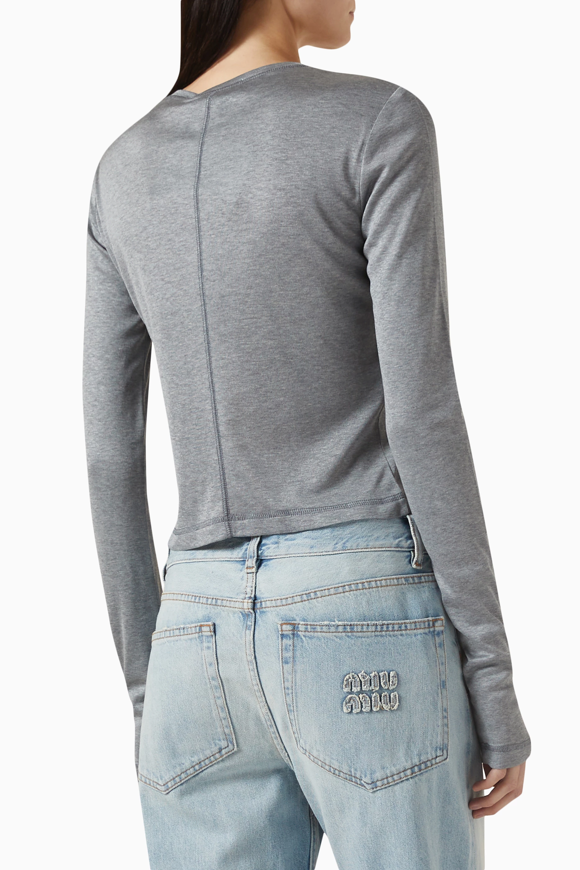試着のみ OAS Havana Viscose Long Sleeve サイズM OAS Havana Viscose Long Sleeve Shirt in Blue | REVOLVE