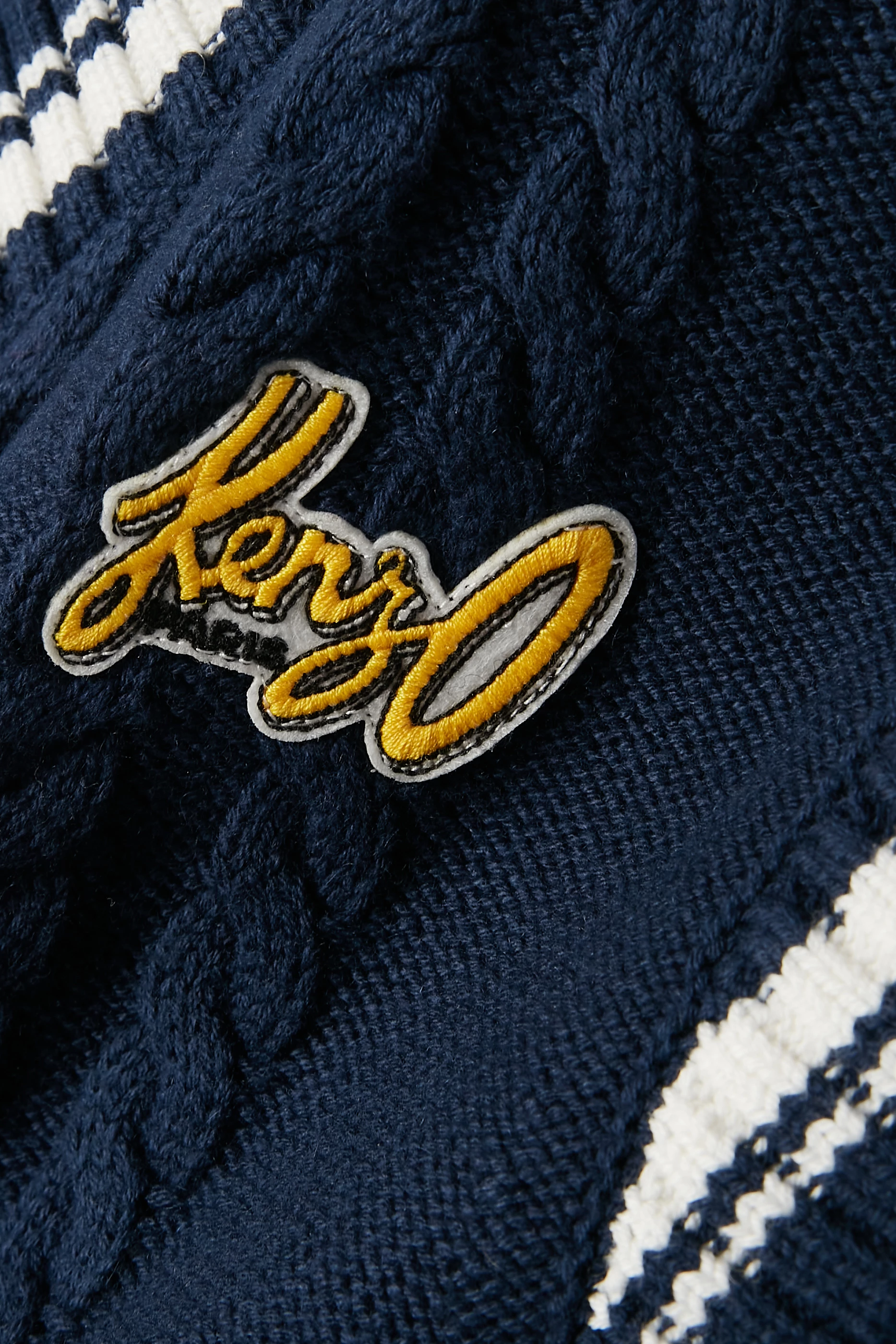 Buy KENZO KIDS Blue Boke Flower Sweater Vest in Knit For Girls
