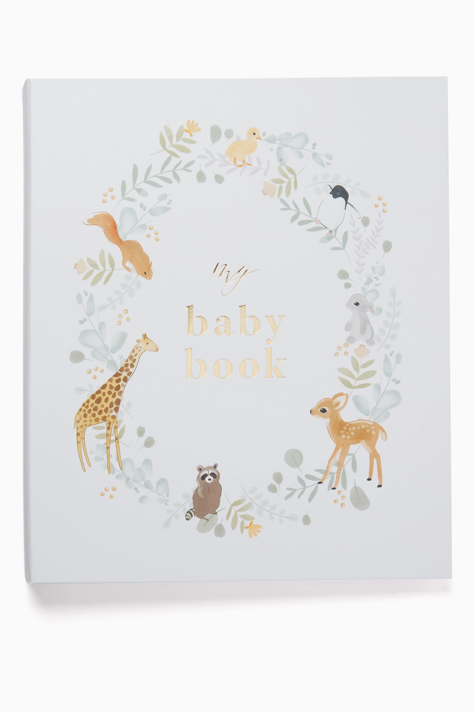 Buy Blush and Gold White Baby Memory Book For Baby Boys Online