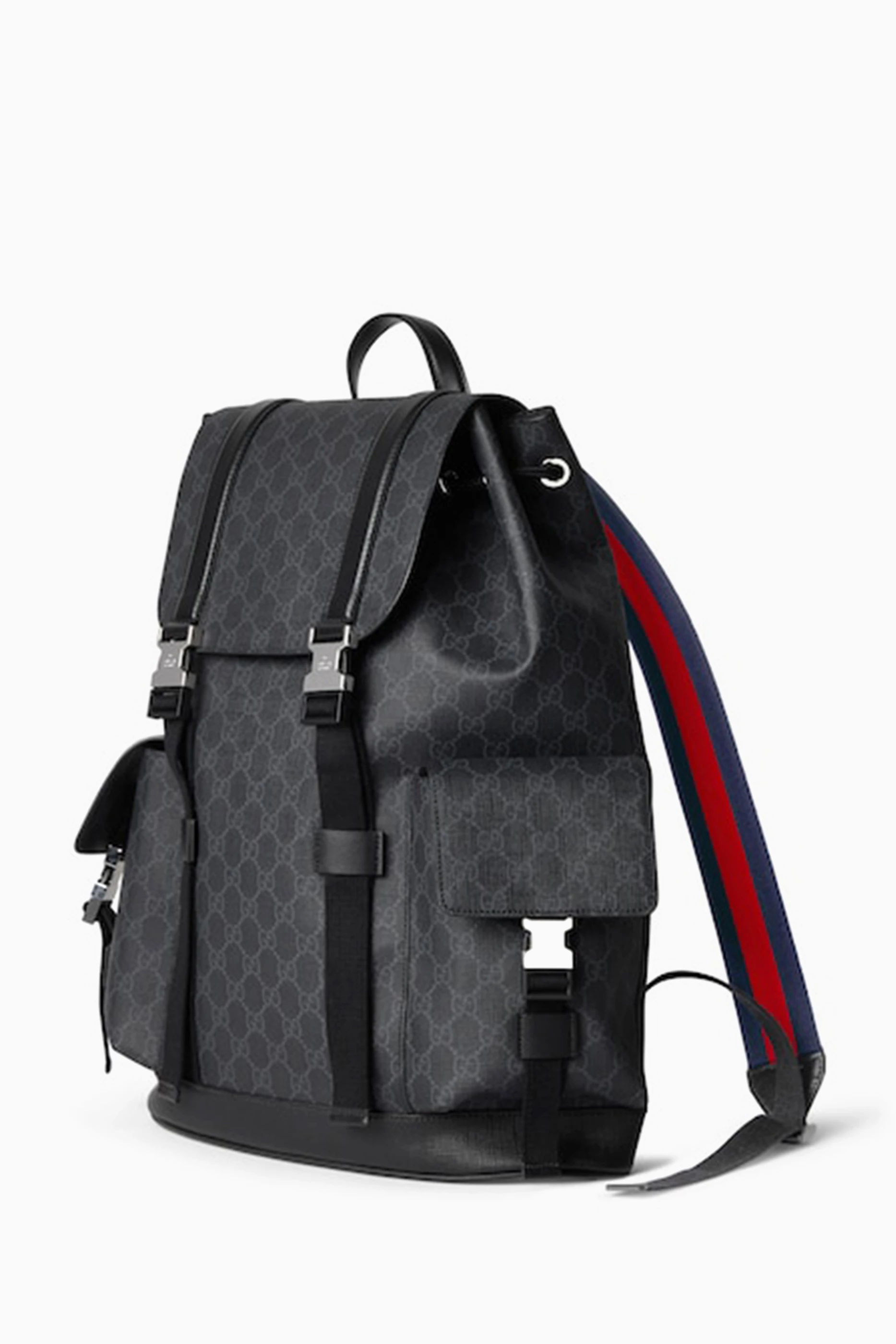 Buy Gucci Grey GG Backpack in Canvas For Men Online Ounass Saudi