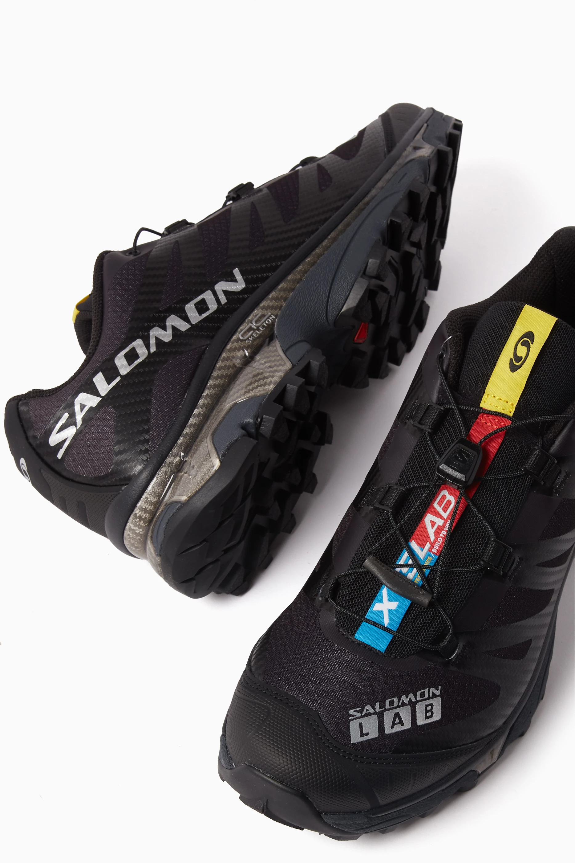 Buy Salomon Black XT-4 OG Sneakers in Mesh & Rubber For Men Online 