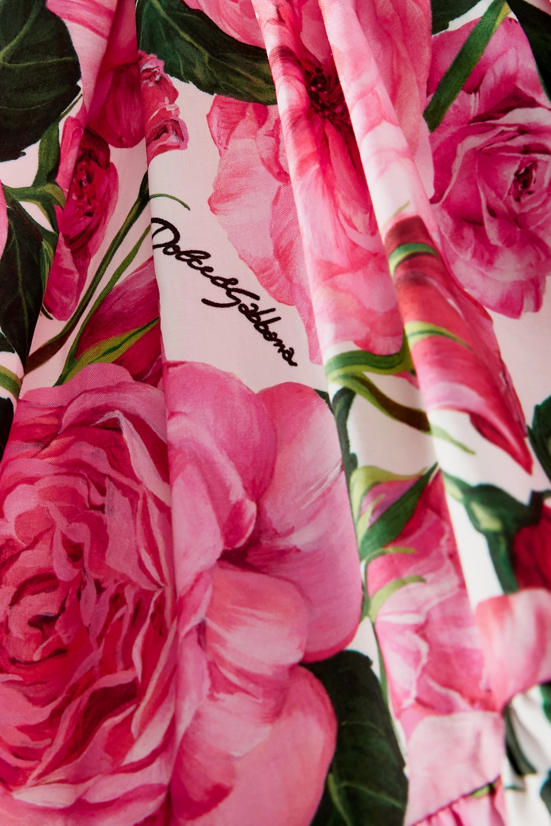 Buy Dolce Gabbana Multicolour Rose-print Midi Dress For Baby