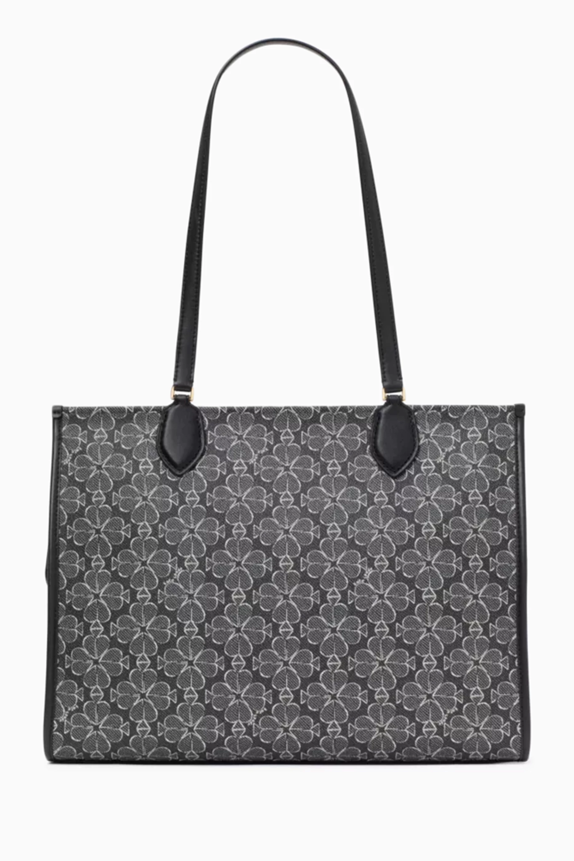 Buy Kate Spade New York Black Large Spade Flower Market Tote Bag in Coated Canvas For Women Online Ounass Saudi
