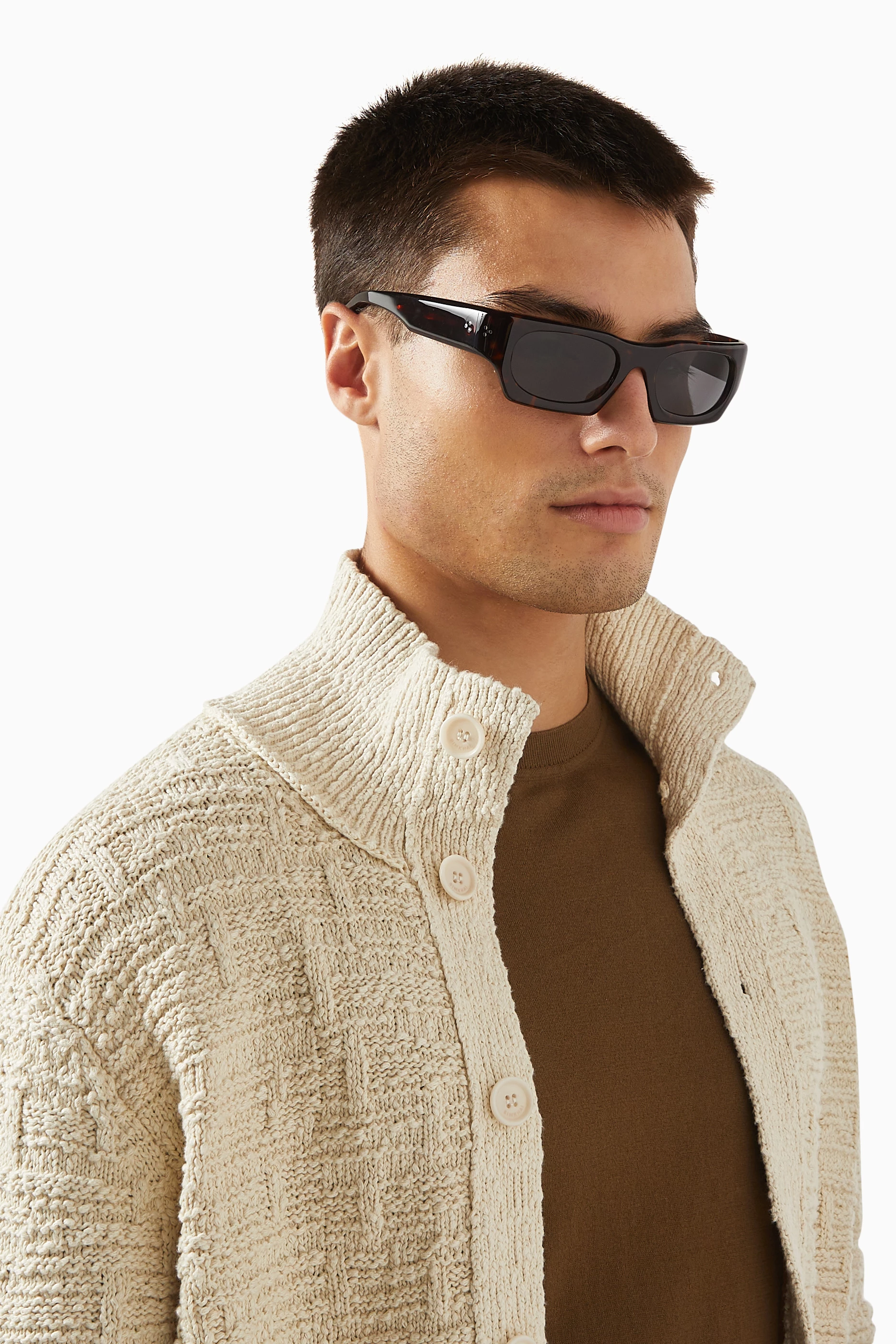 Buy Port Tanger Black Kerewan Sunglasses in Acetate For Men Online