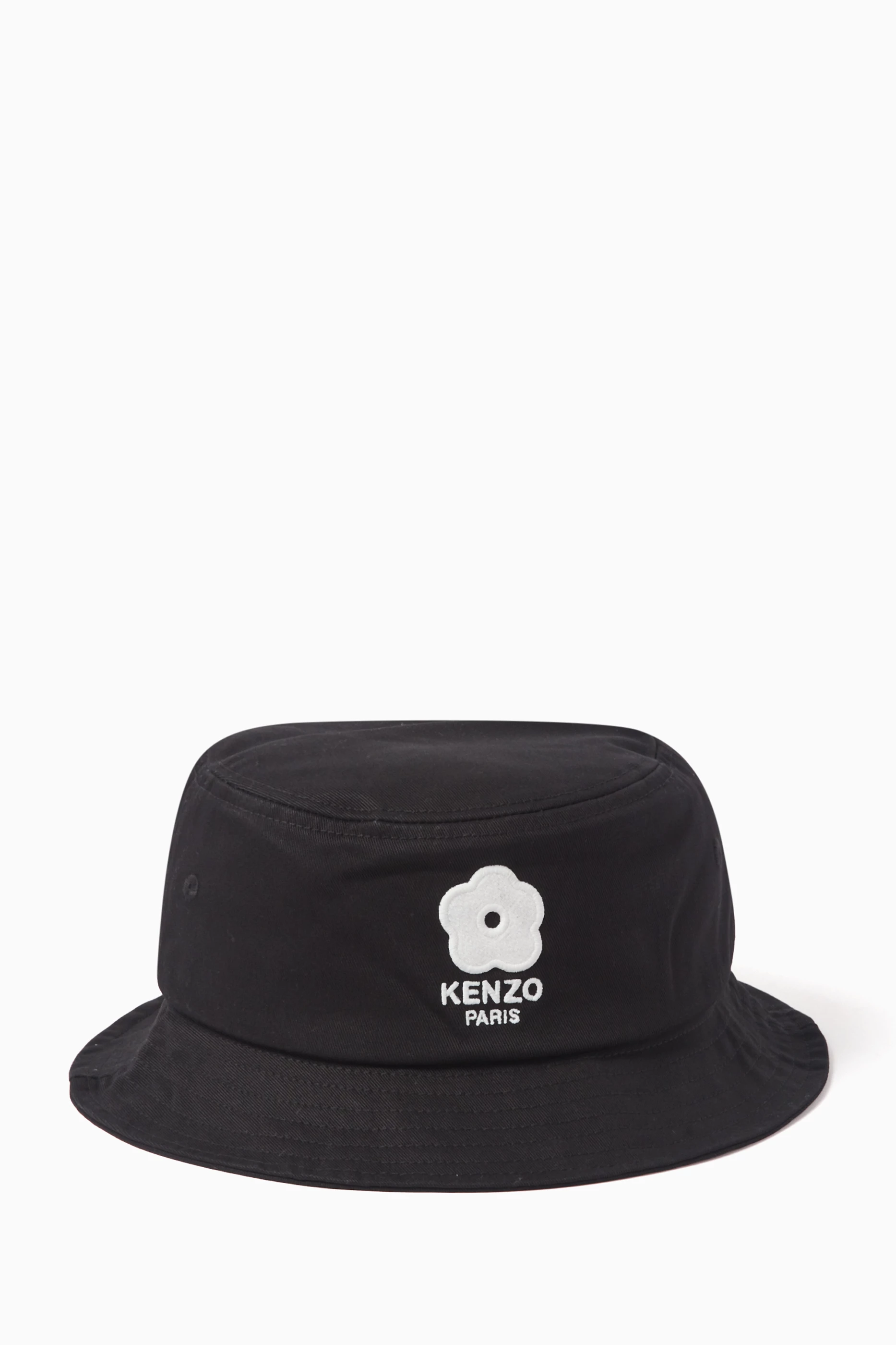 Buy KENZO Black Utility Boke Flower 2.0 Embroidered Bucket