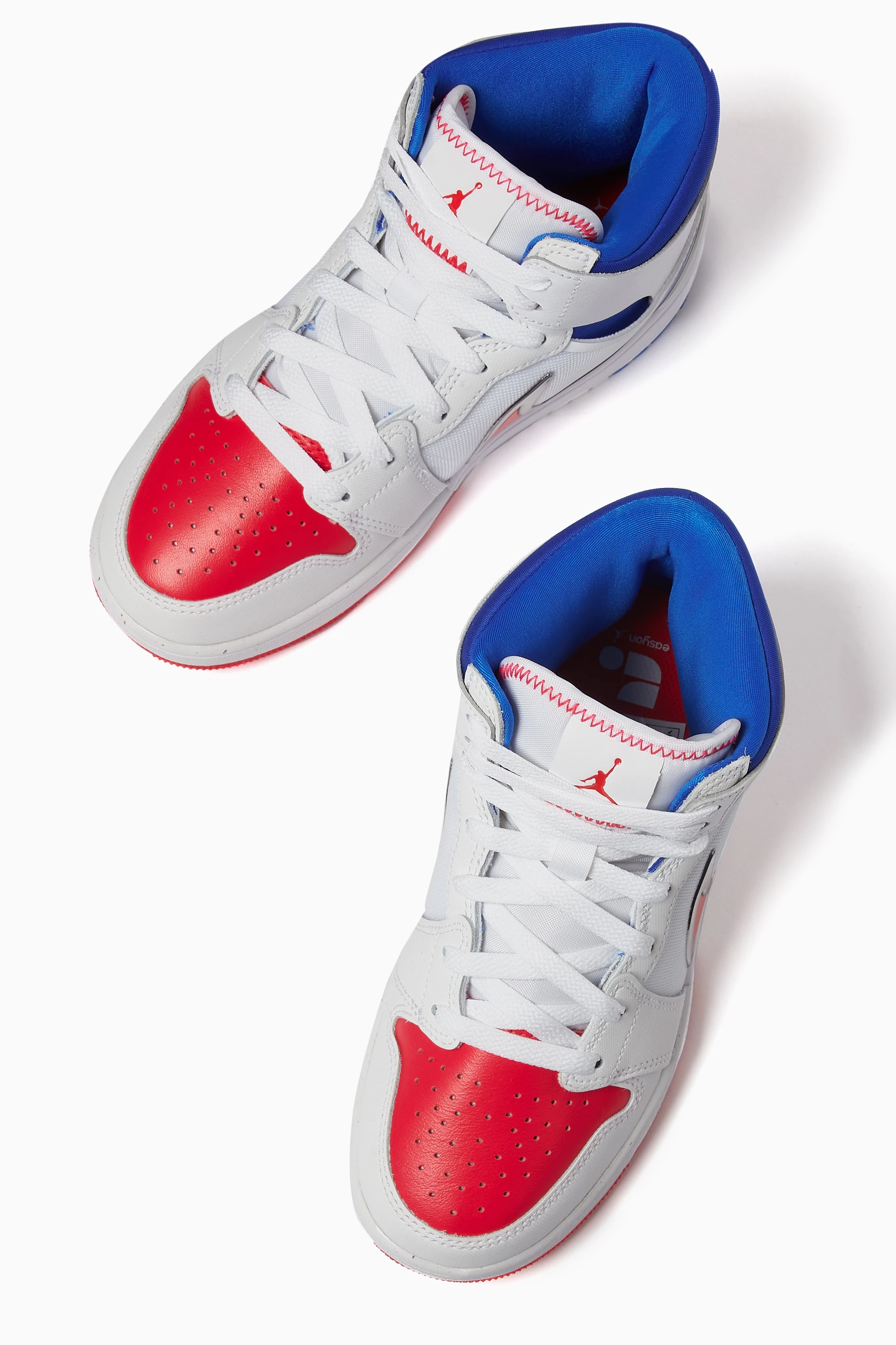 Air jordan 1 mid white junior store