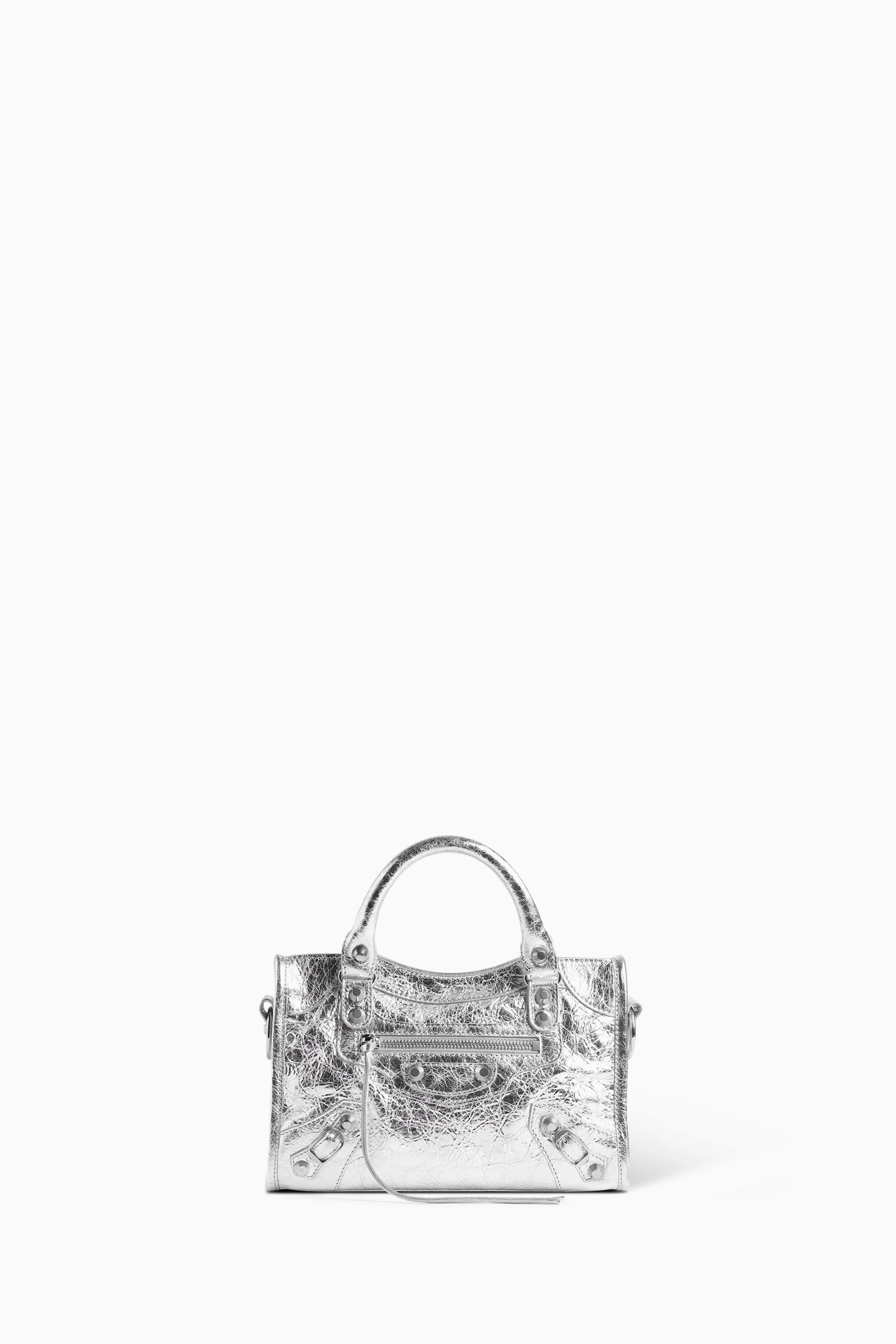 Silver balenciaga bag new arrivals