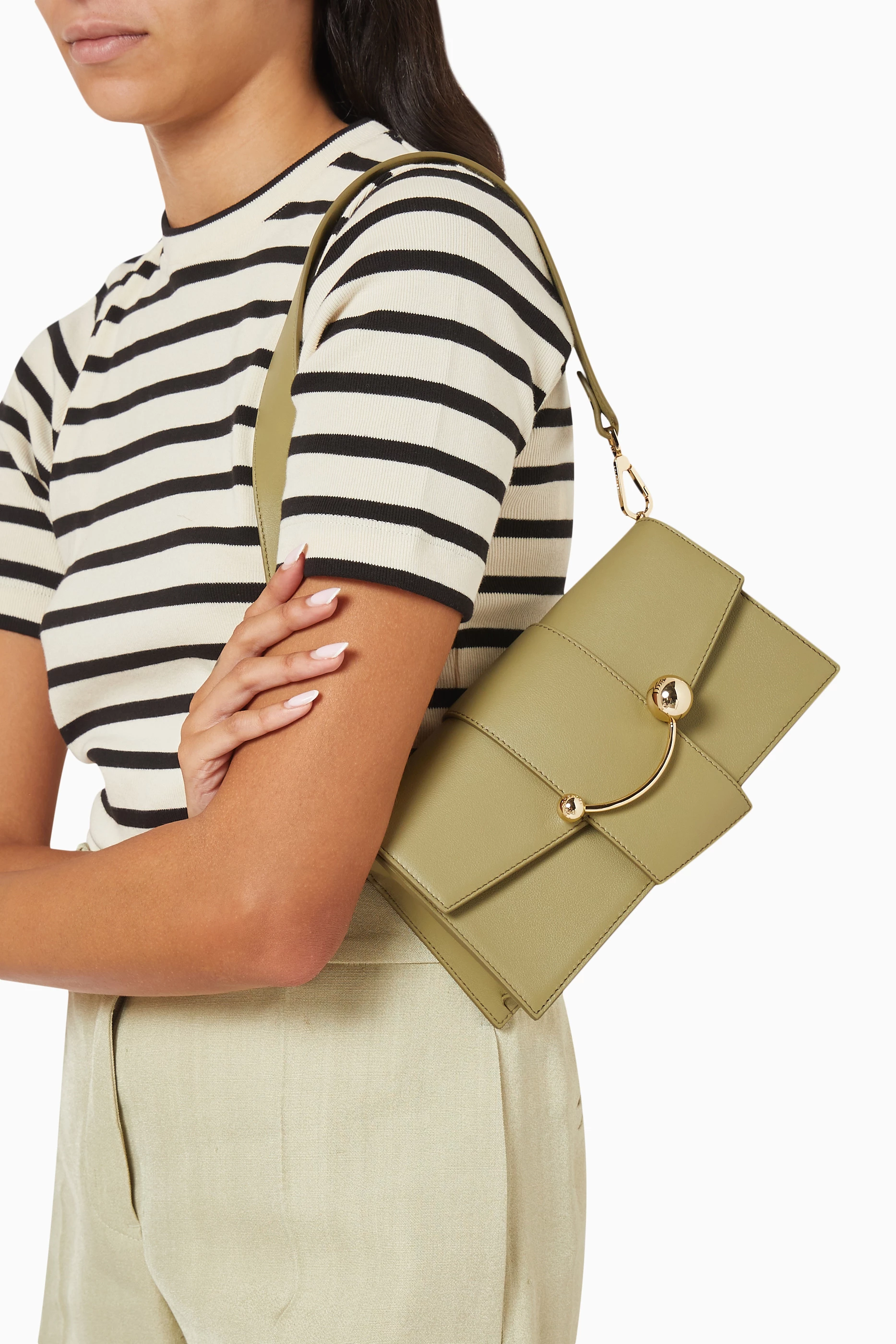 Strathberry mini crescent new arrivals