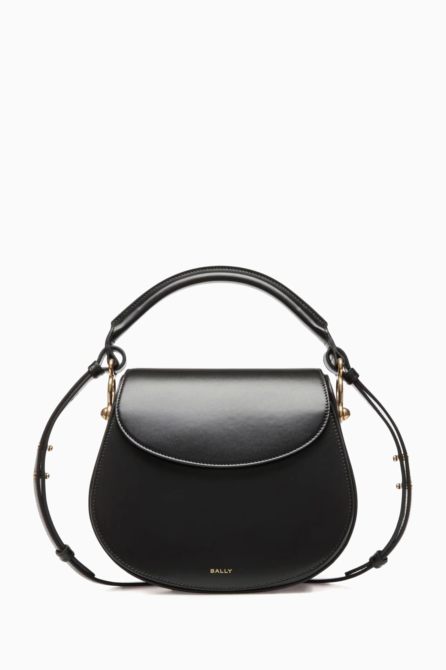 Buy Bally Black La Lune Crossbody Bag in Leather For Women Online