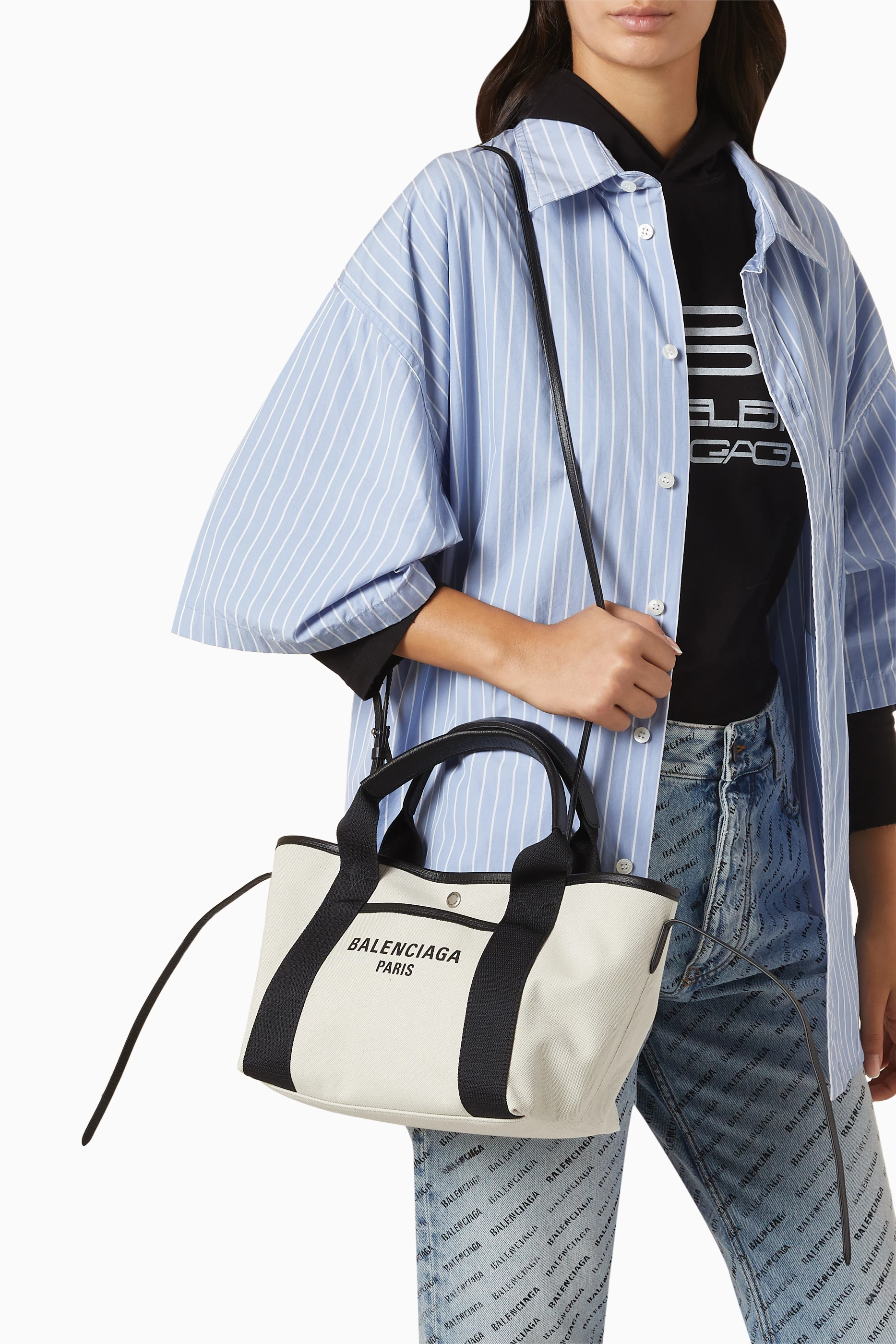 Biarritz Bag White Balenciaga Tote Bag Buy Balenciaga Neutral