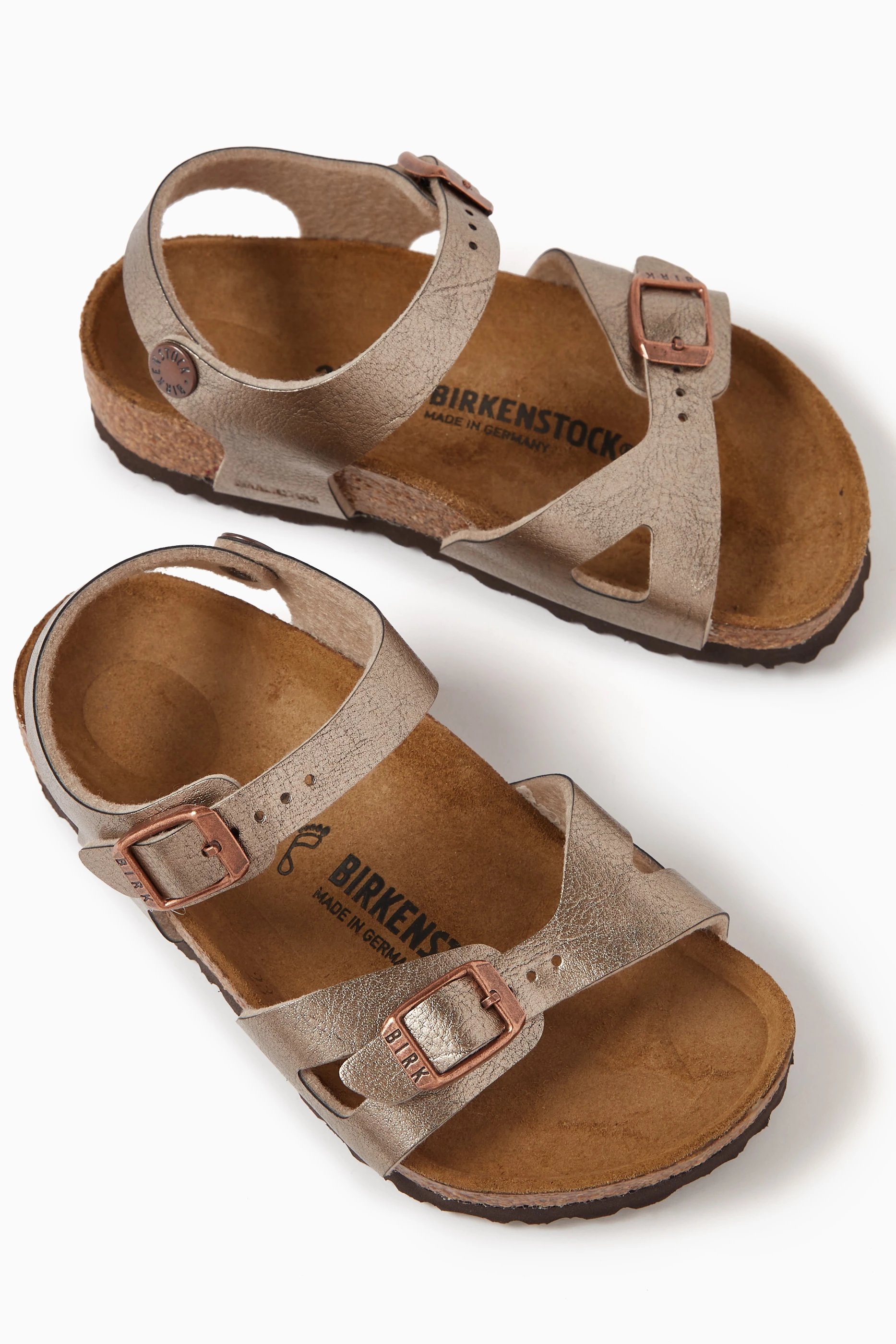 Buy Birkenstock Brown Rio Sandals in Birko Flor For Girls Online Ounass Saudi