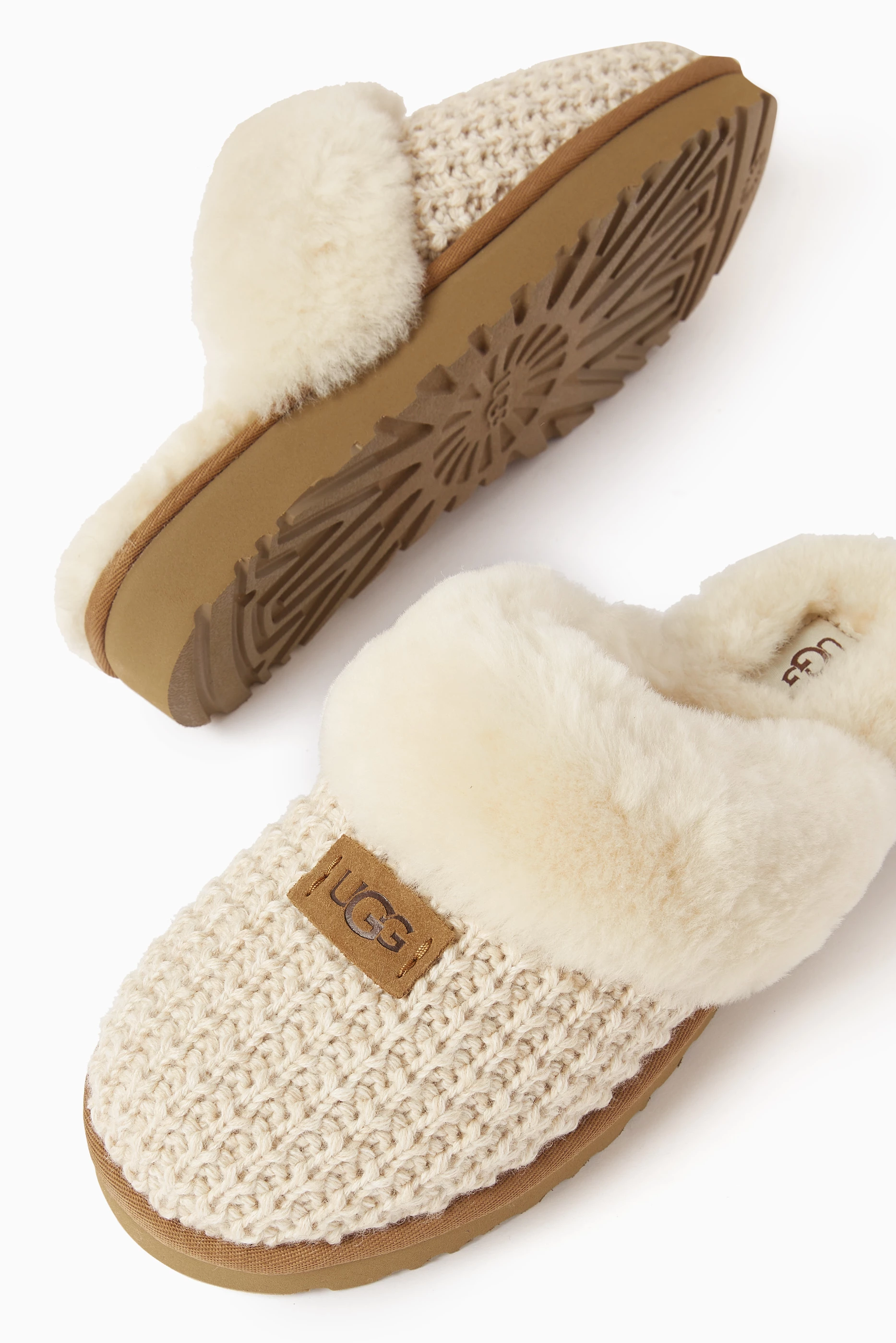 Ugg crochet slippers top