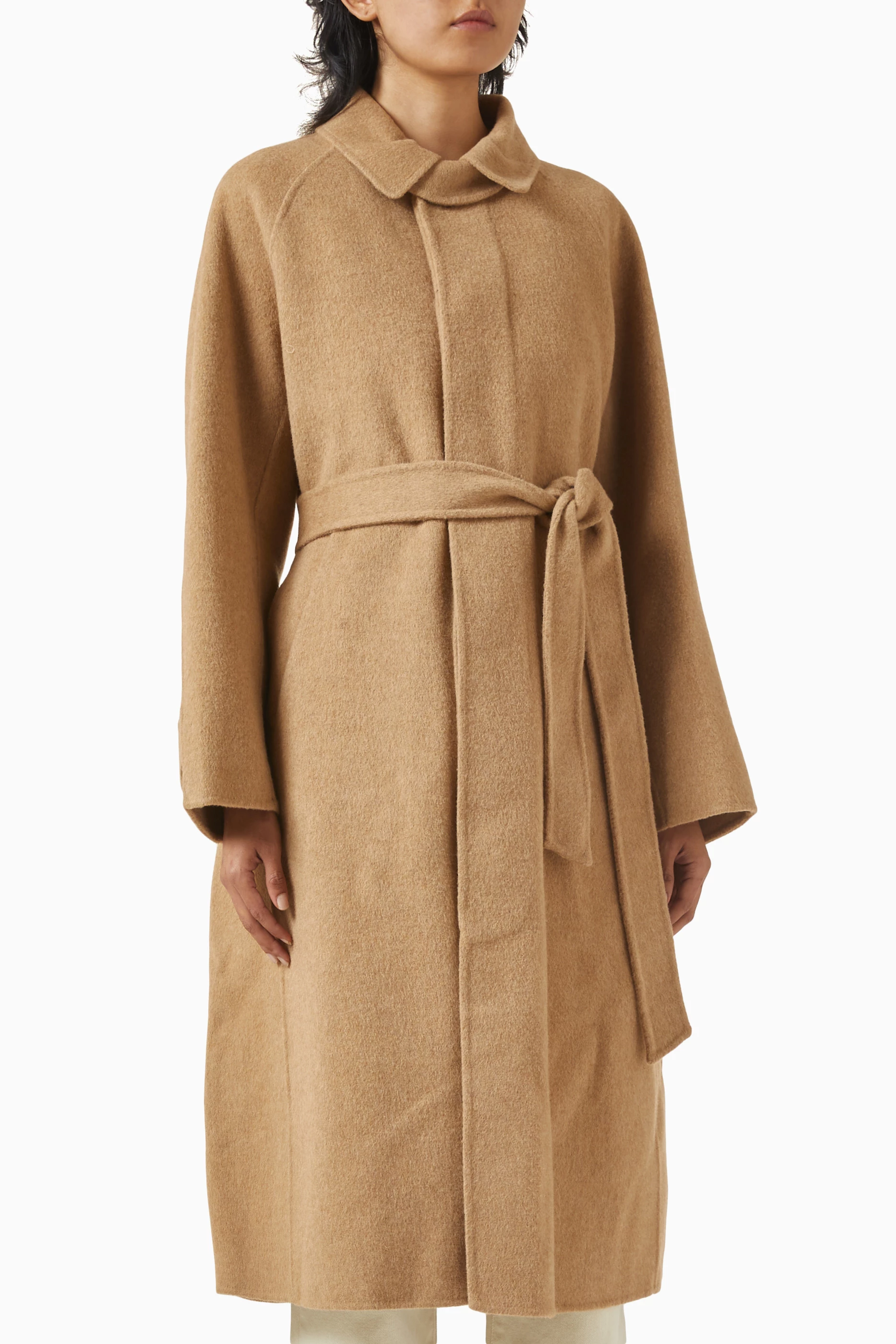 Buy Dunst Brown Unisex Handmade Mac Coat in Wool-cashmere For
