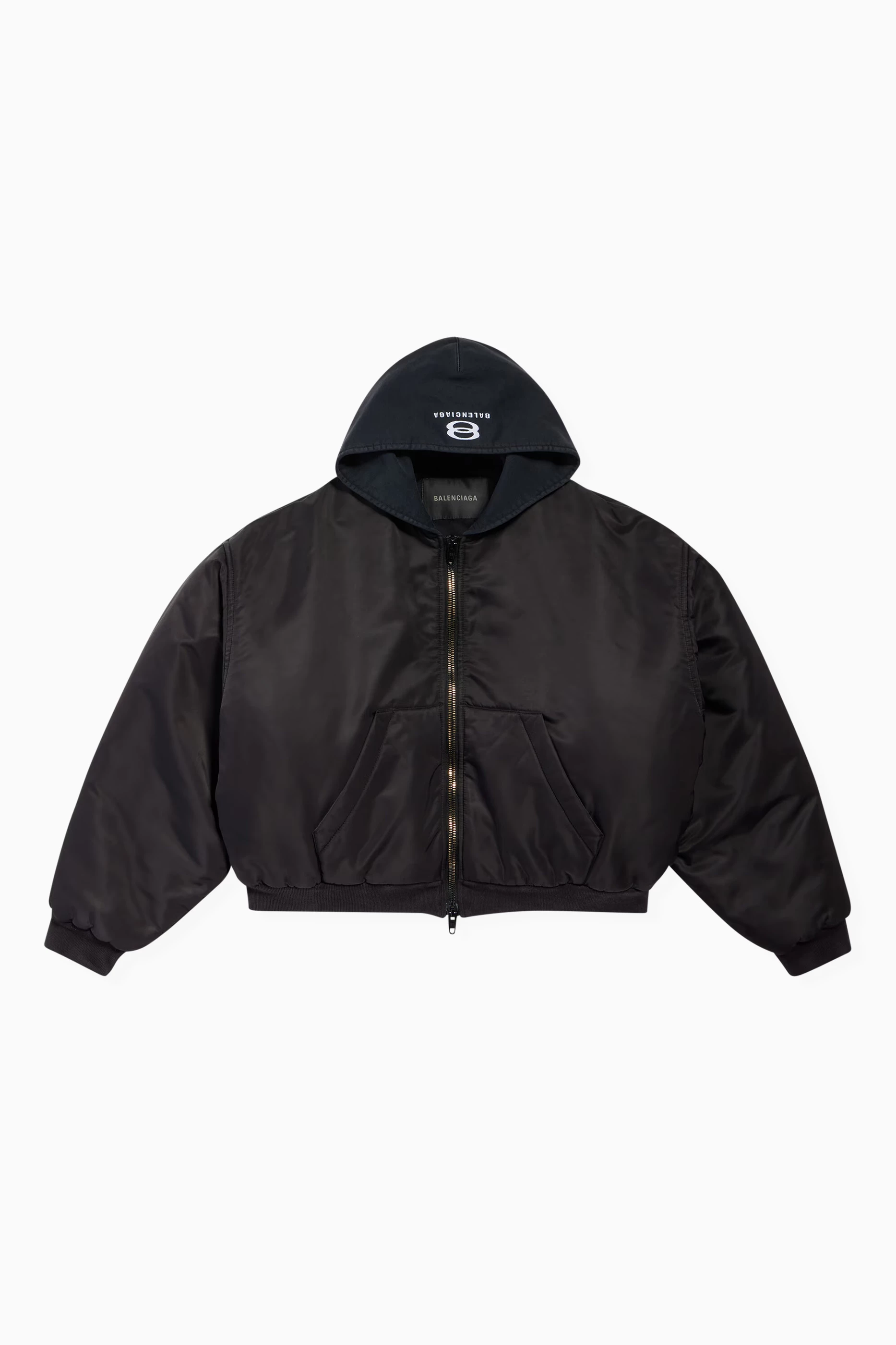 Hooded bomber jacket online
