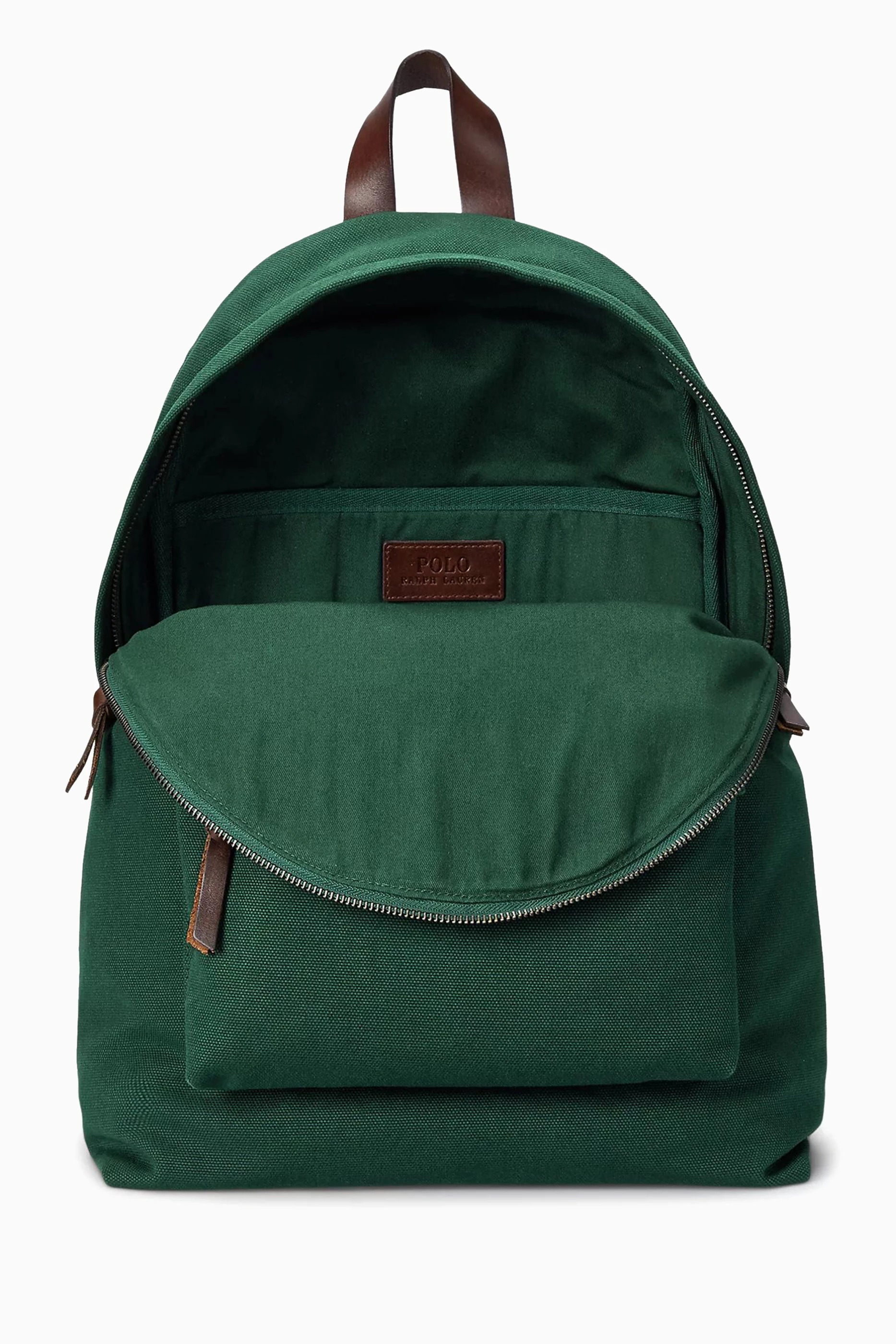 Buy Polo Ralph Lauren Green Polo Bear Backpack in Canvas For Men