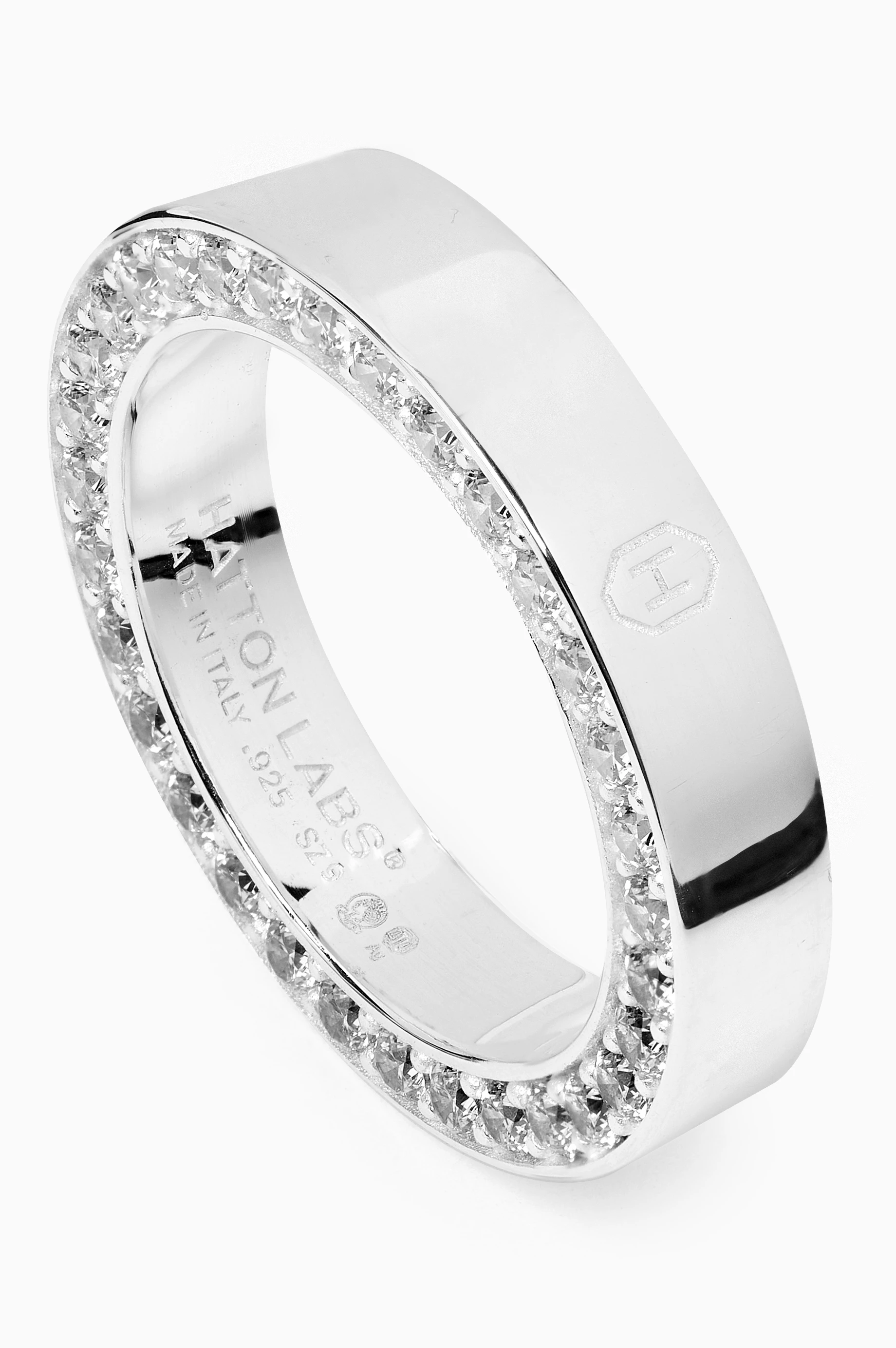 Buy Hatton Labs Silver Classic Infinity Ring in Sterling Silver 