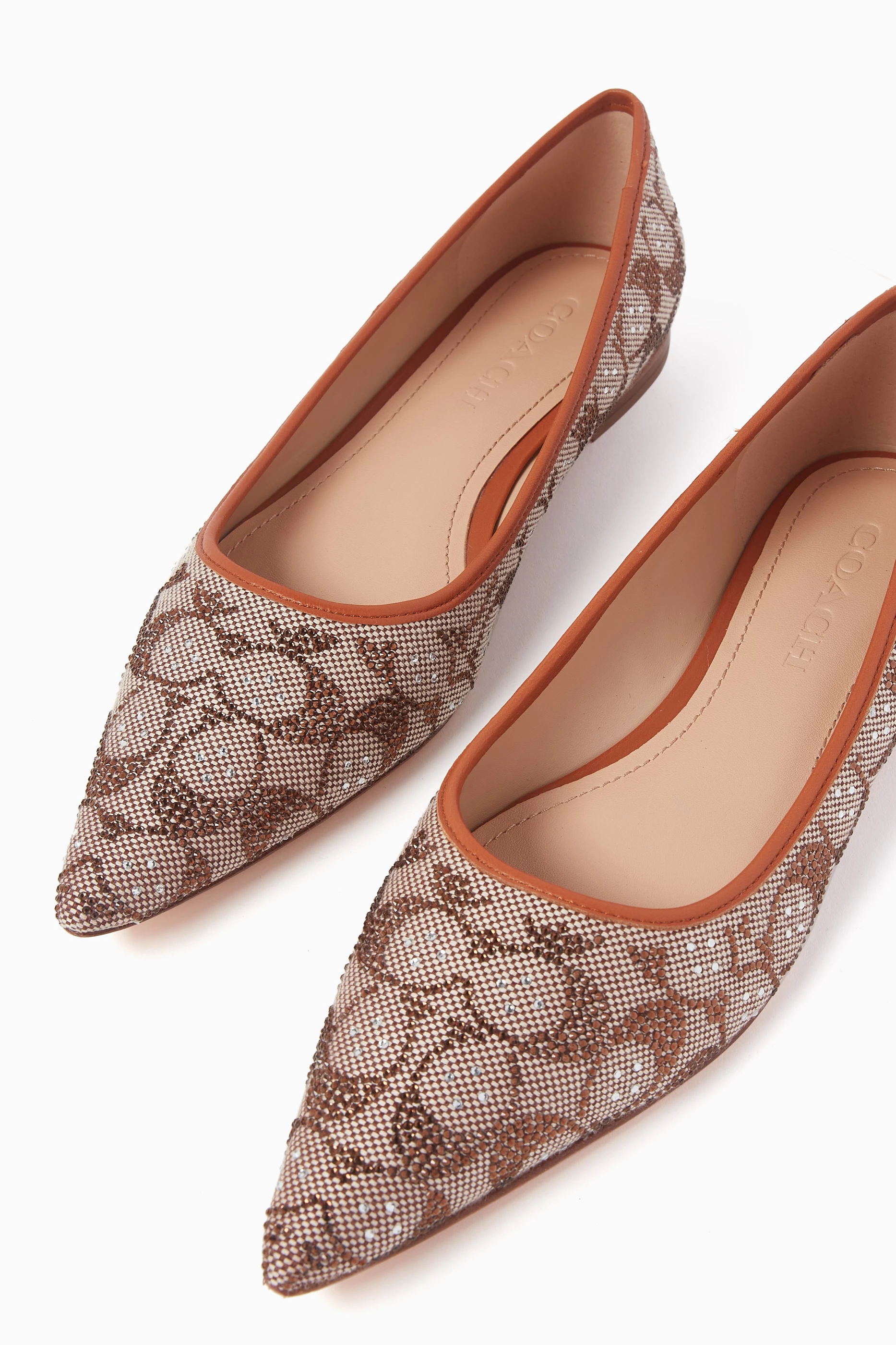 Coach signature flats deals