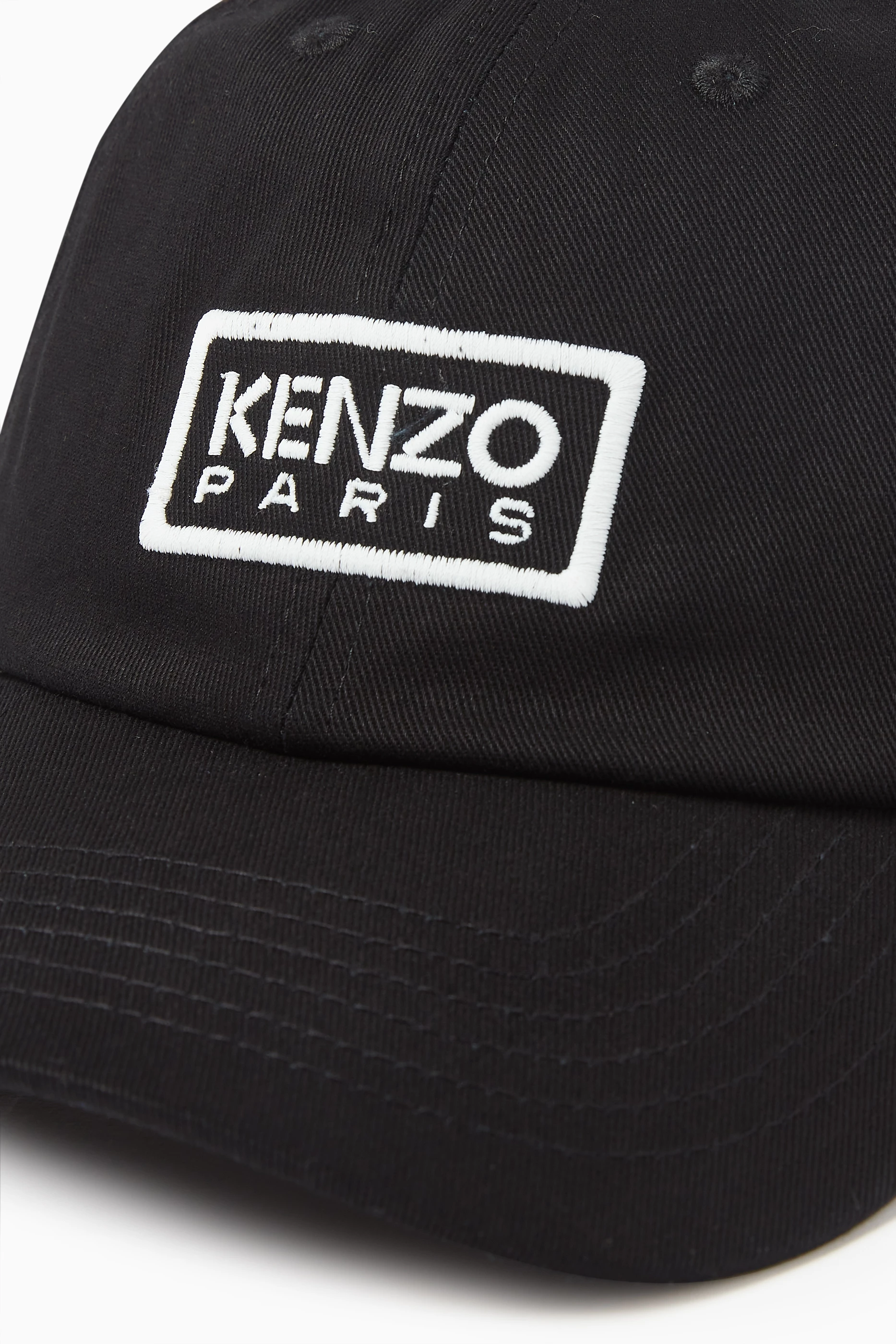 Buy KENZO Black Unisex Kenzo Tag Logo Cap in Cotton For
