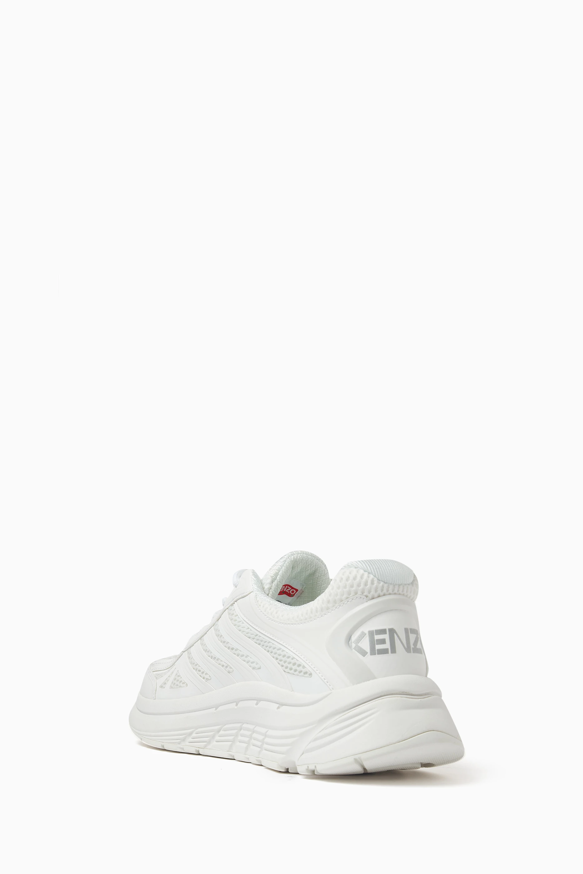 Buy KENZO White Pace Sneakers in Mesh For Men Online