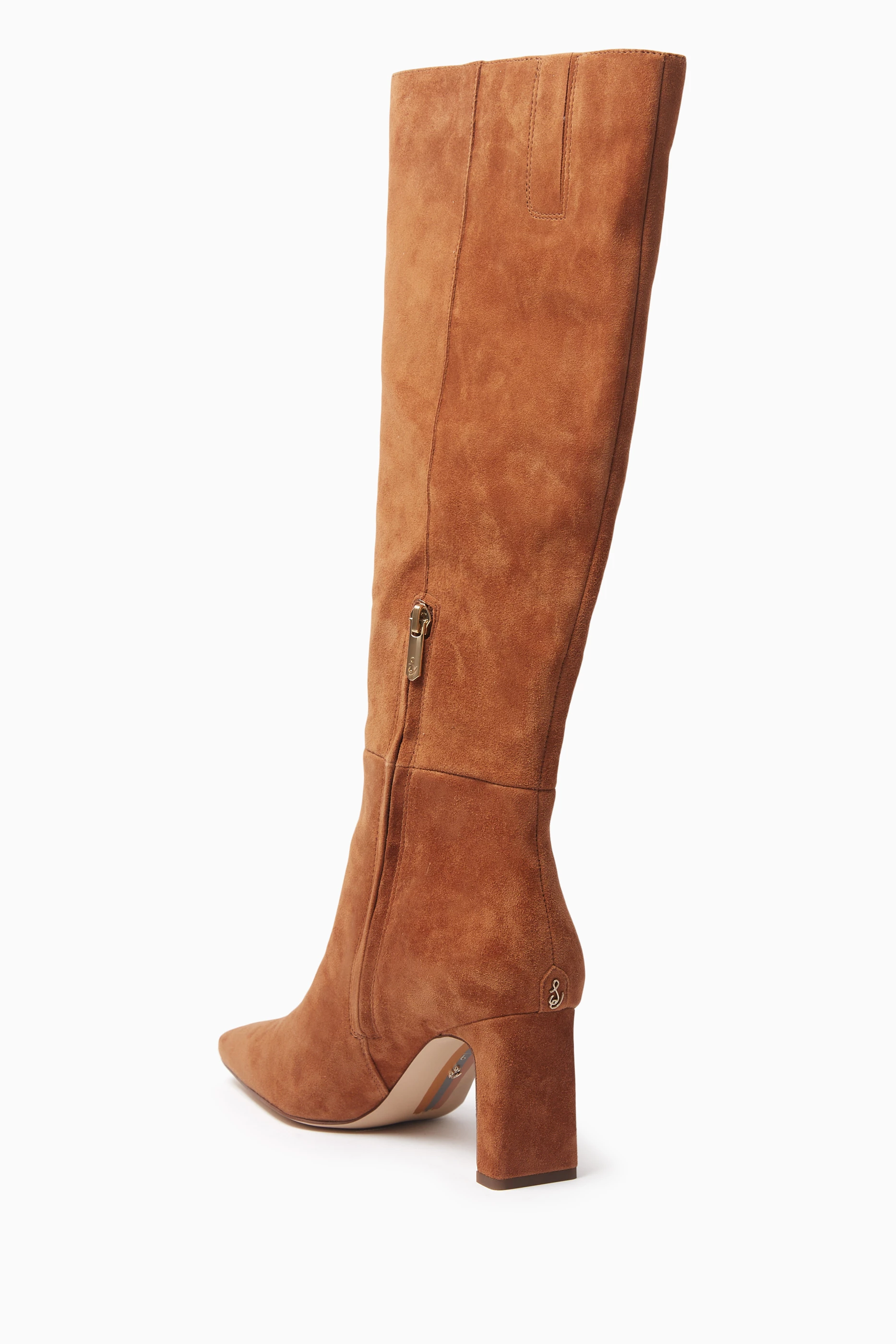 Sam edelman knee high suede boots discount