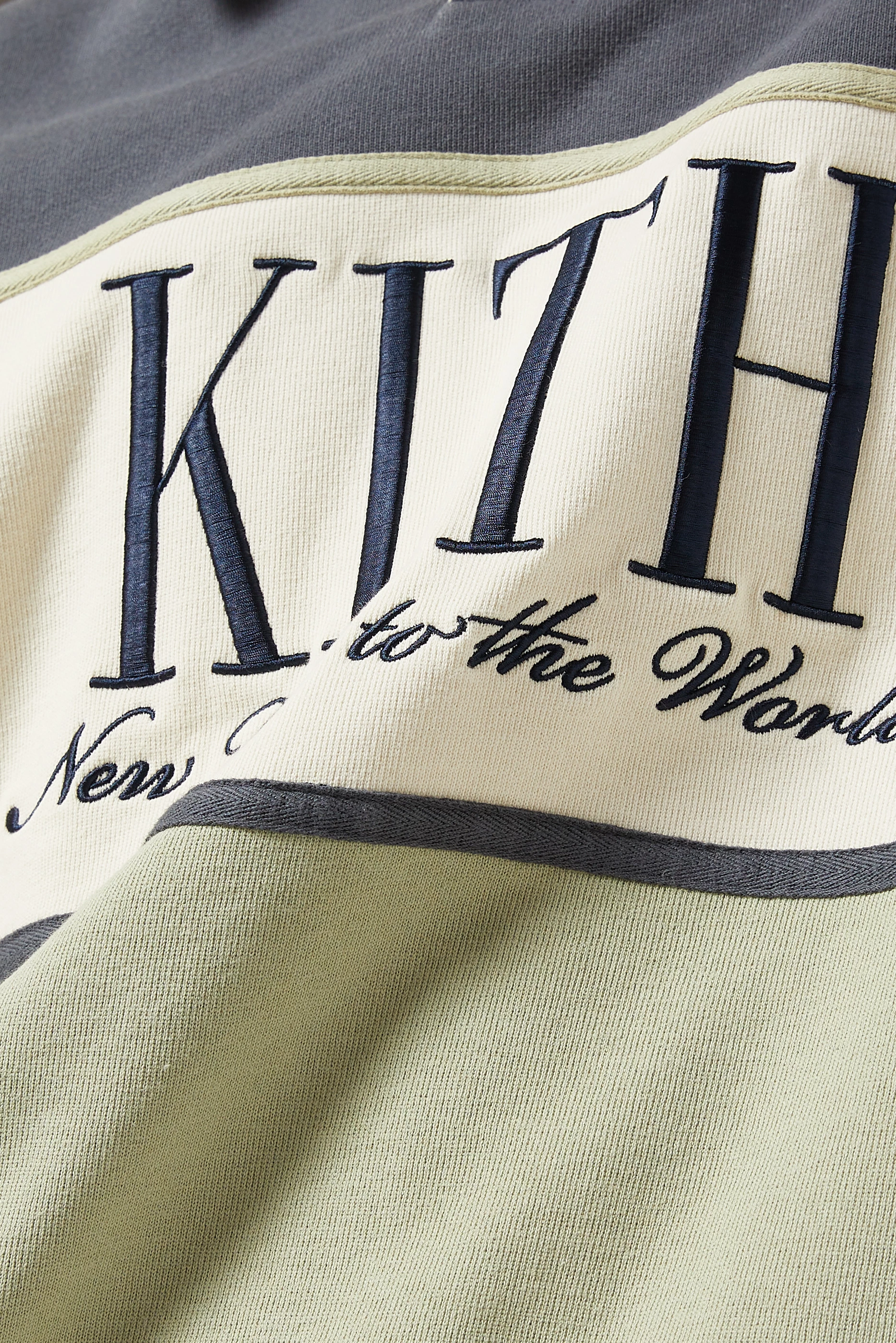 Buy Kith Multicolour Panelled Nelson Collared Sweatshirt in