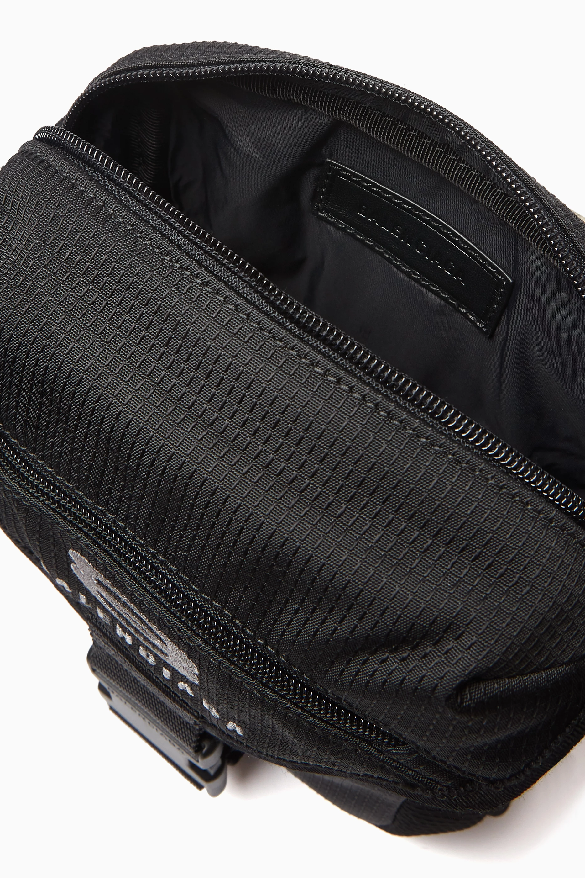 Buy Balenciaga Black Unity Pouch Crossbody Bag in Ripstop