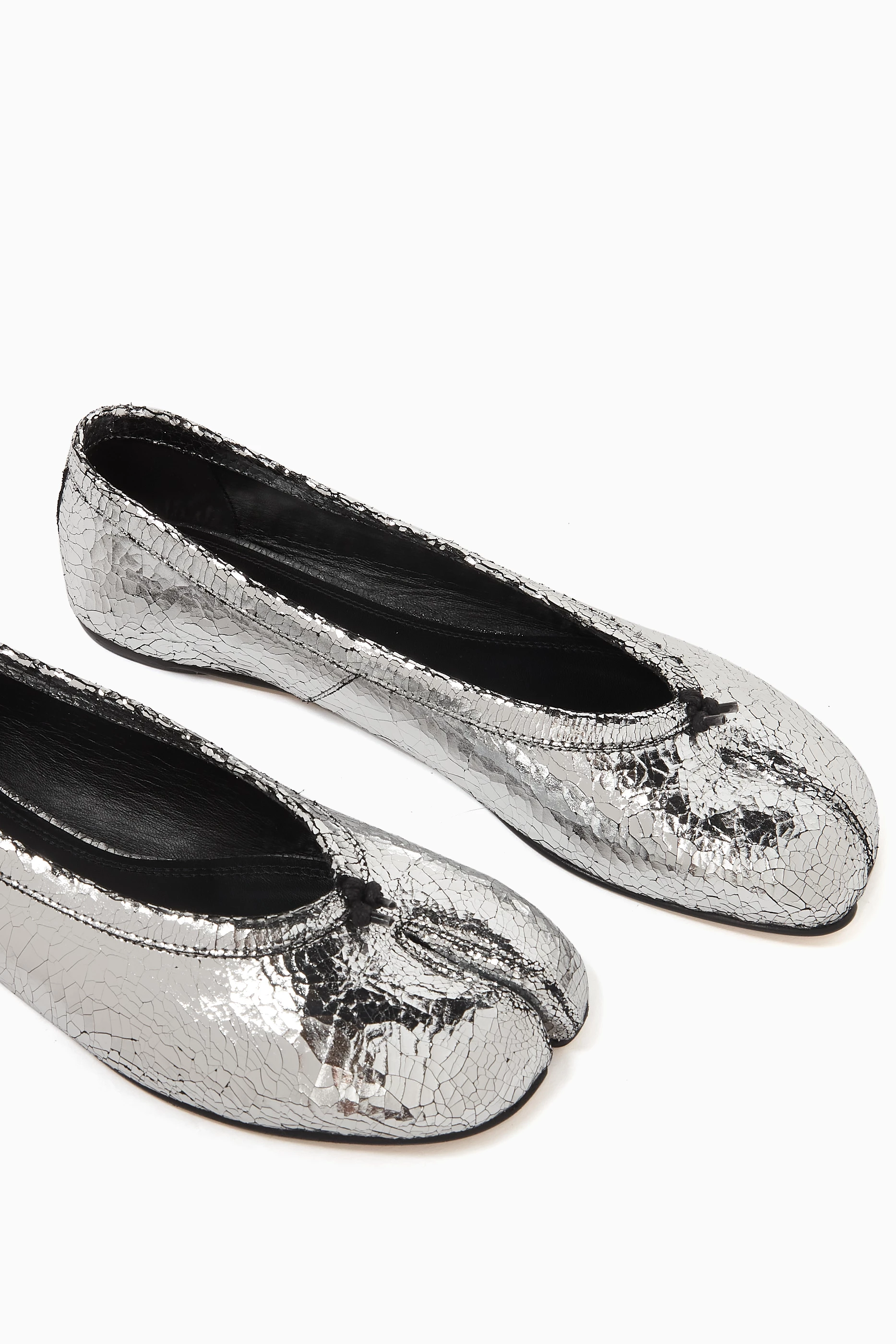 Maison margiela tabi silver best sale