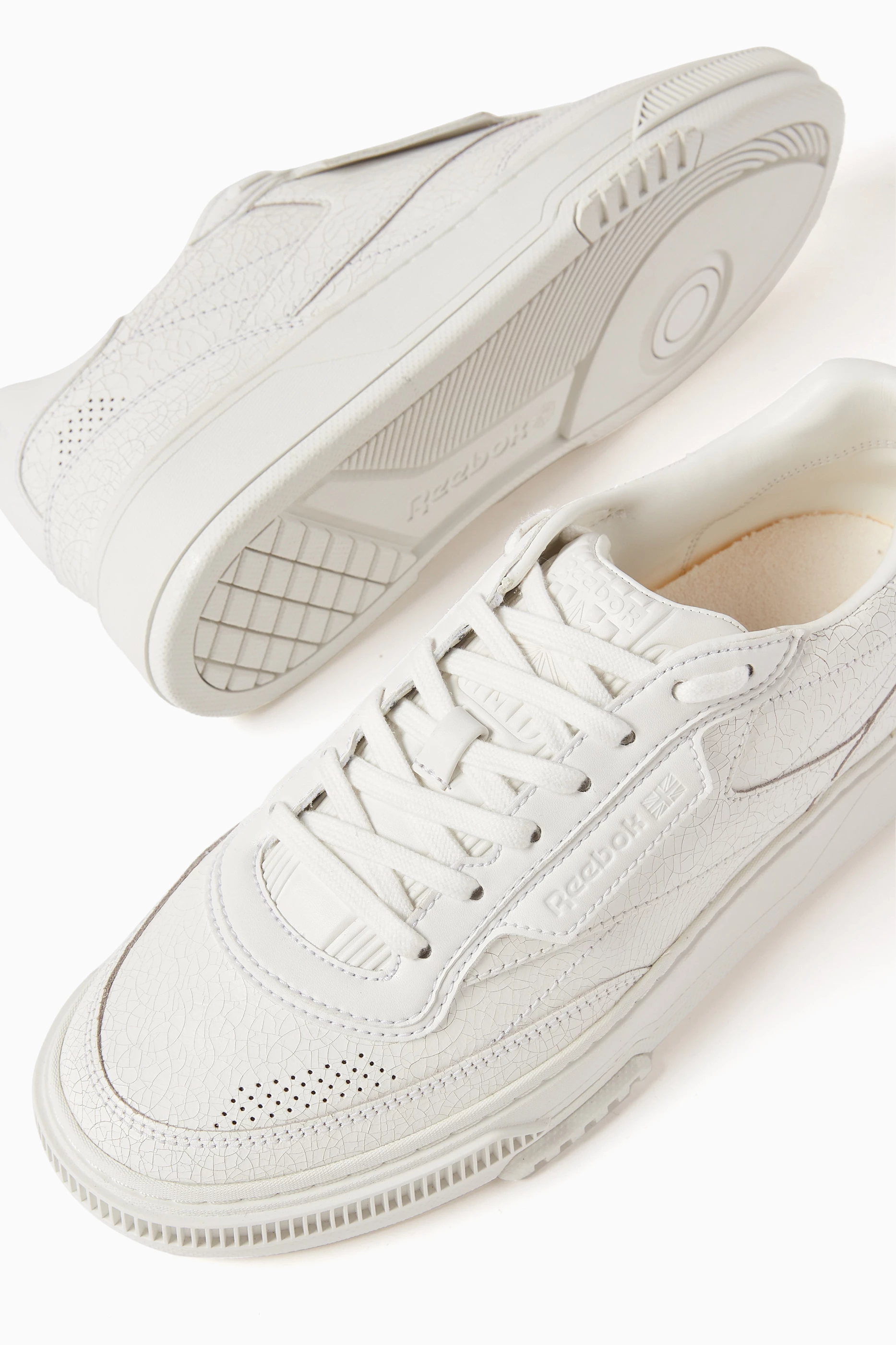 Buy Reebok LTD White Club C LTD Sneakers in Leather For Men Online Ounass Saudi
