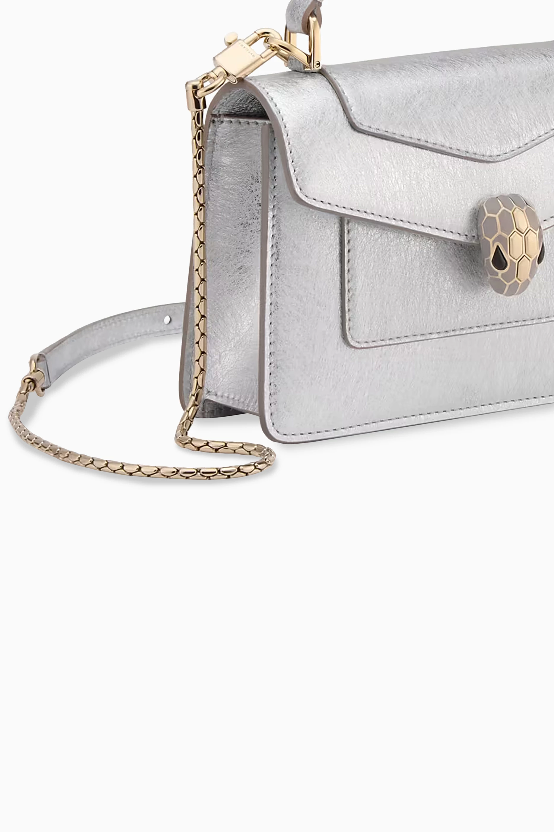 Bvlgari silver bag sales