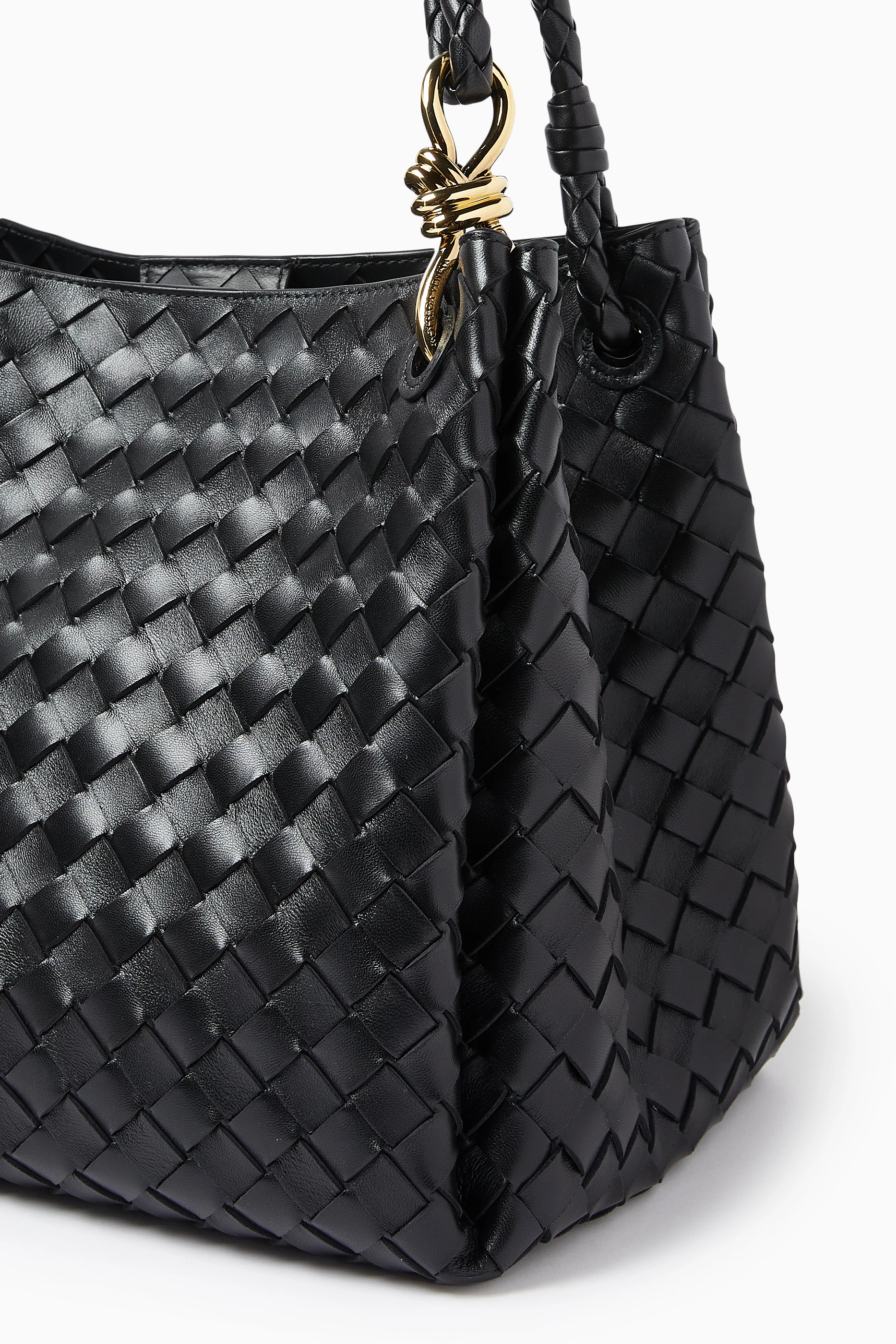 【関税&送料込】Bottega Veneta Black Parachute Buy Bottega Veneta Black Large Parachute Bag in Intrecciato