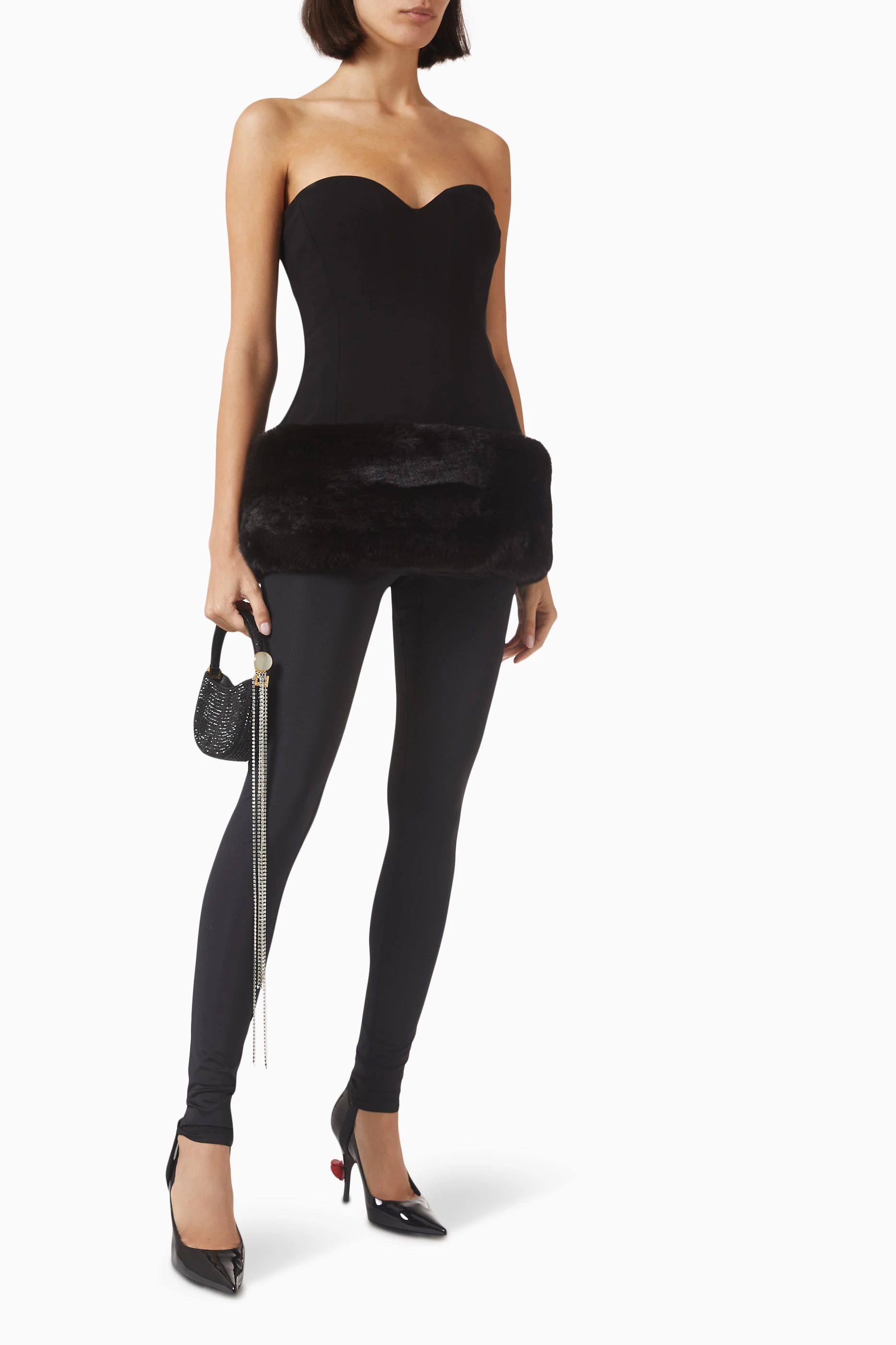 スパッツ・レギンス MAGDA BUTRYM Women Leggings 213723BLACK Black COURT-Jennifer-Perkins-